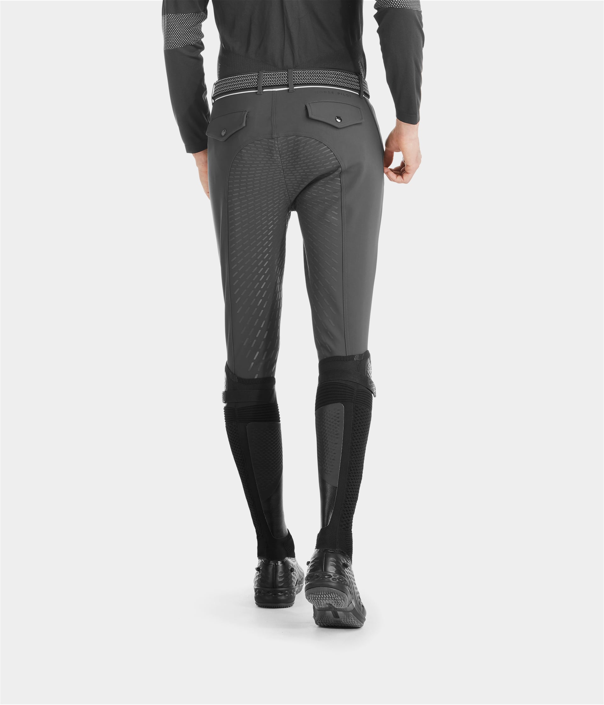Horse Pilot X-Grip Breeches Men - Grey