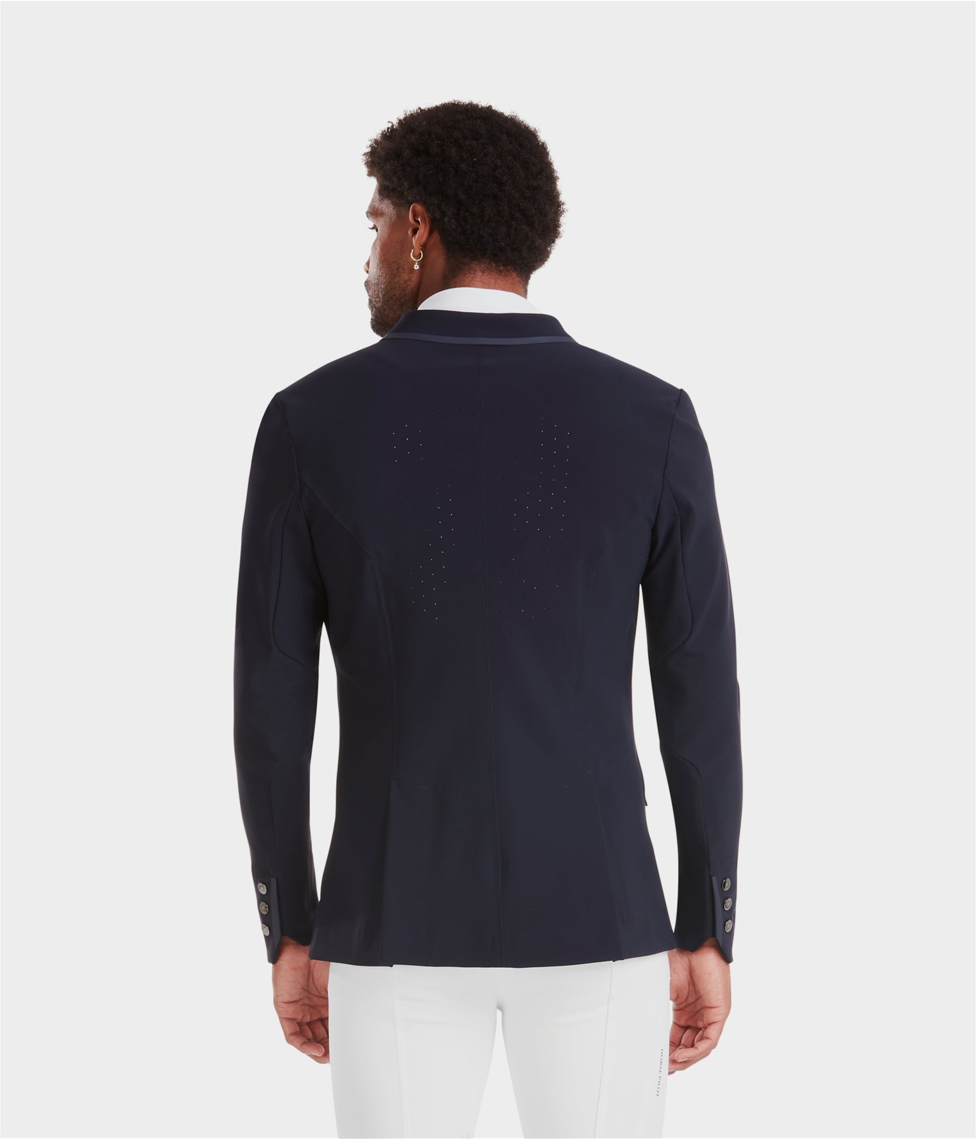 HORSE PILOT Aeromade Jacket Men - Dark Night (logo silver)