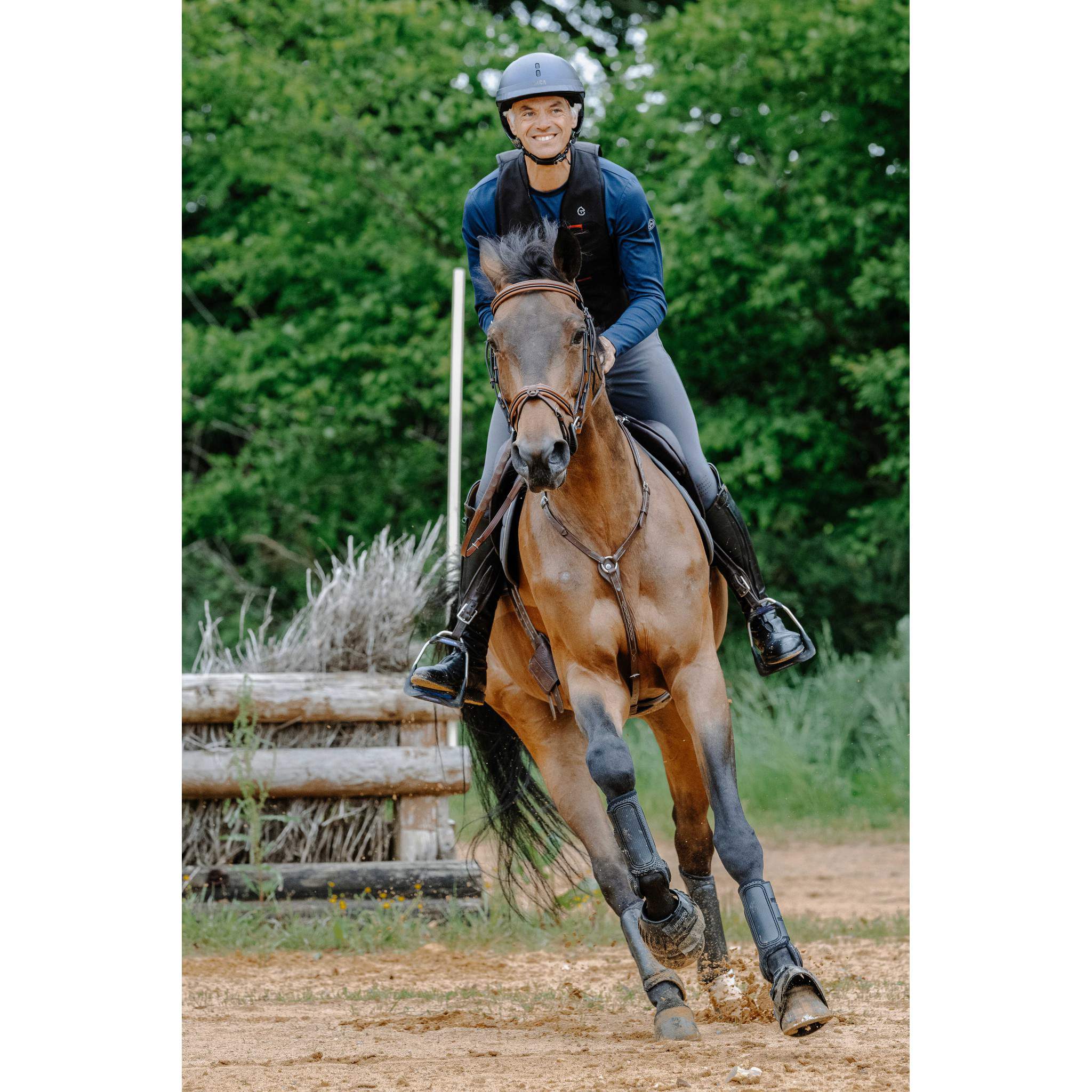 EQUITHEME Air 2 Airbag Vest for Kids Black 991651006