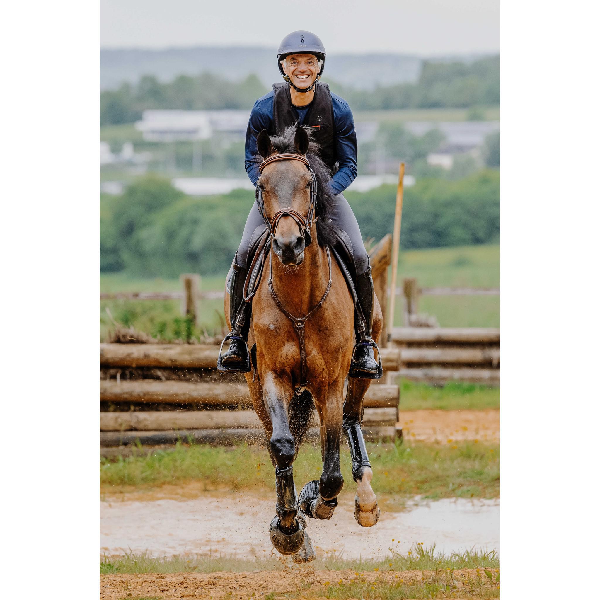 EQUITHÈME Air 2 Adult Airbag Vest Black 991651006