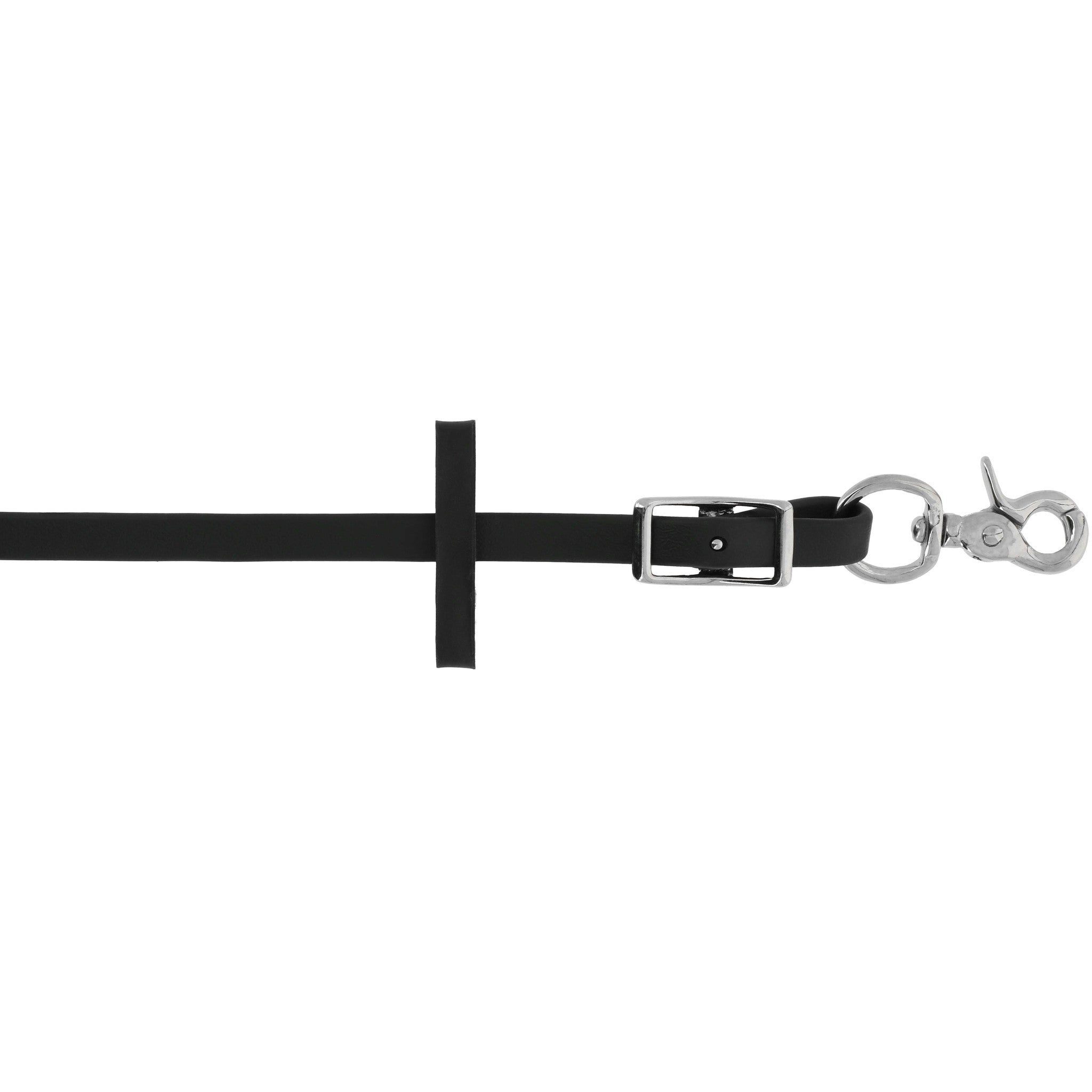 Norton PVC rubber reins Black 305042302