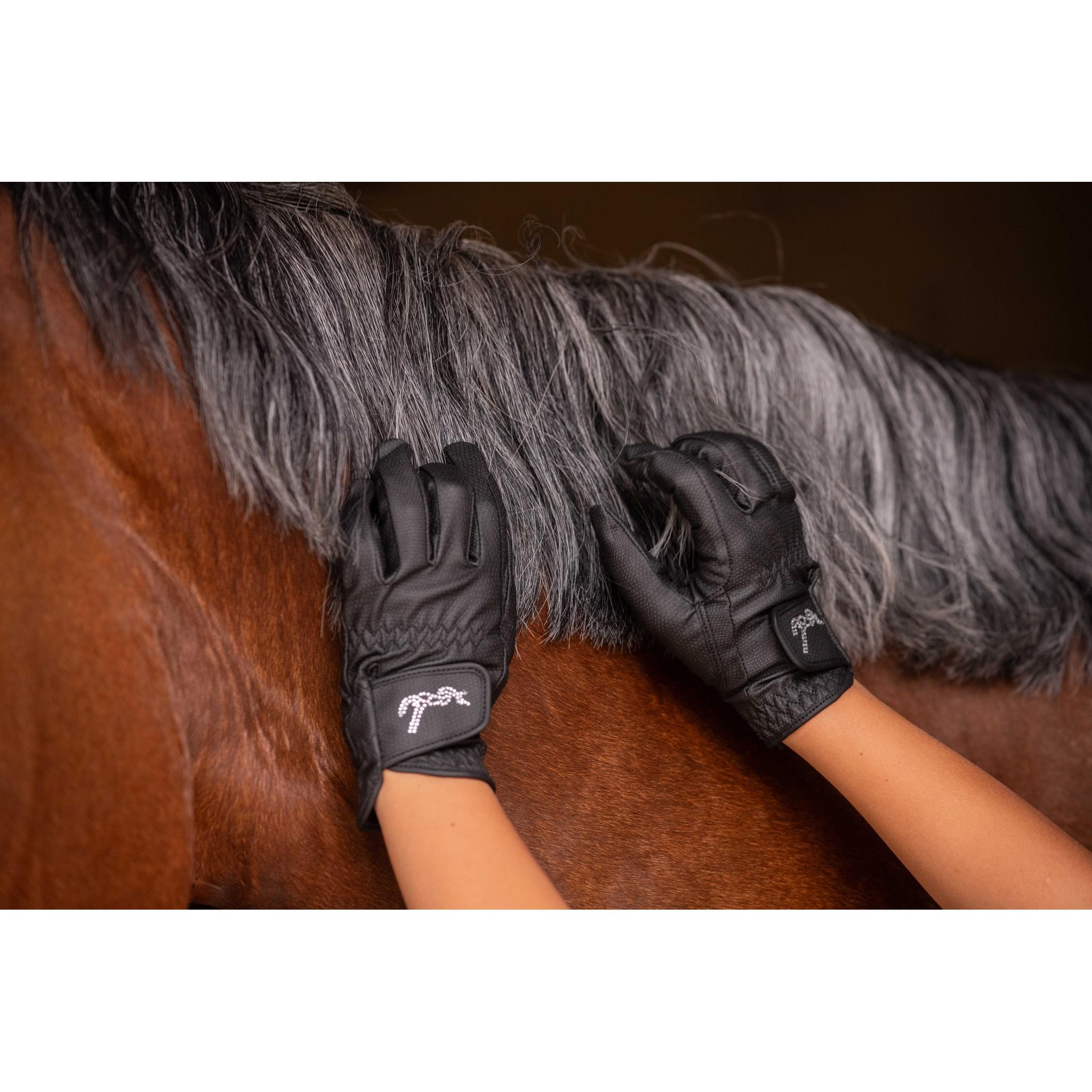 Eden by Pénélope Prisma Gloves - Children Black 980652255