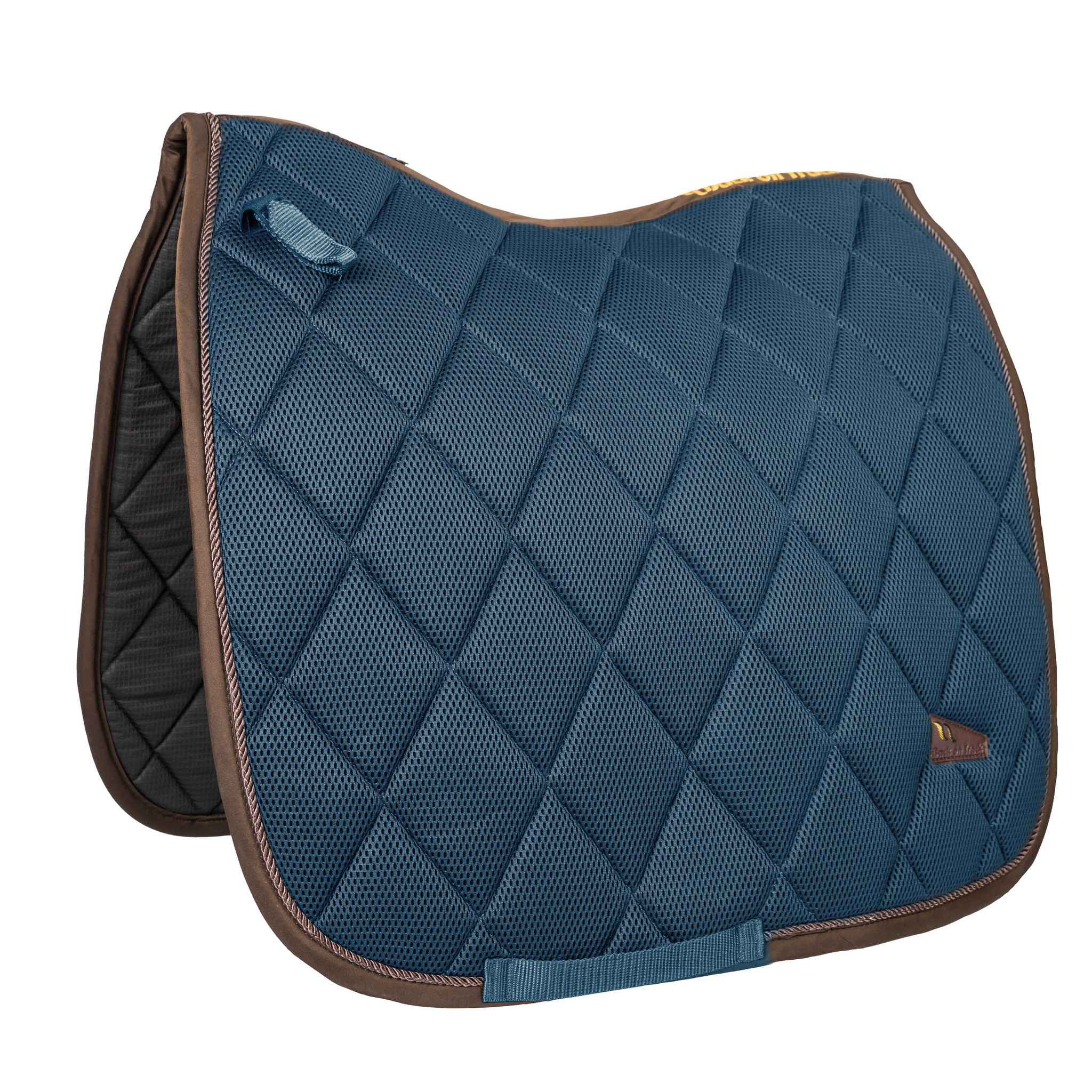 Back on Track® Haze Collection saddle pad - Dressage Black/golden pink b23529003