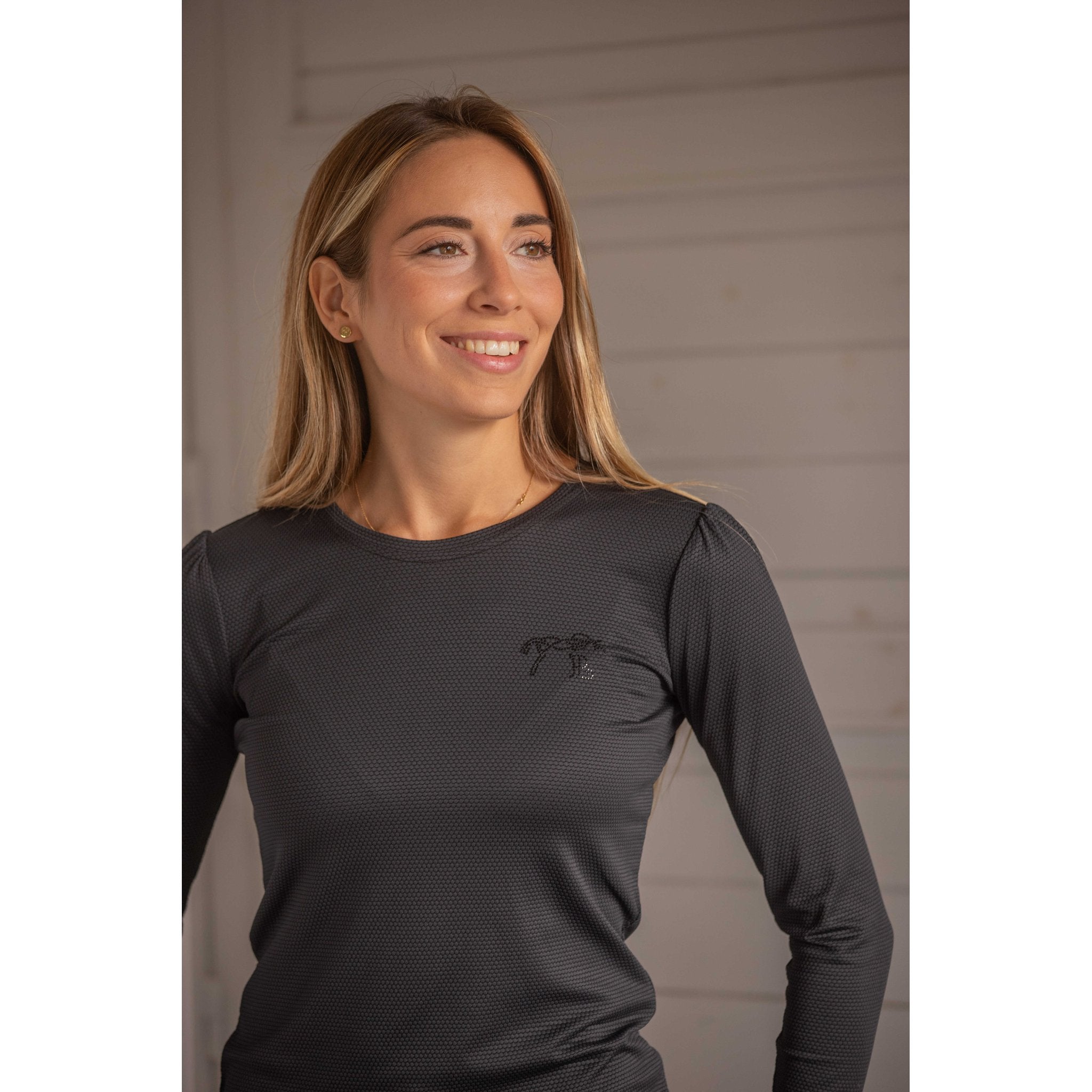 Penelope Tech Honey T-Shirt - Women's Dark grey - 963429311_ambi_2