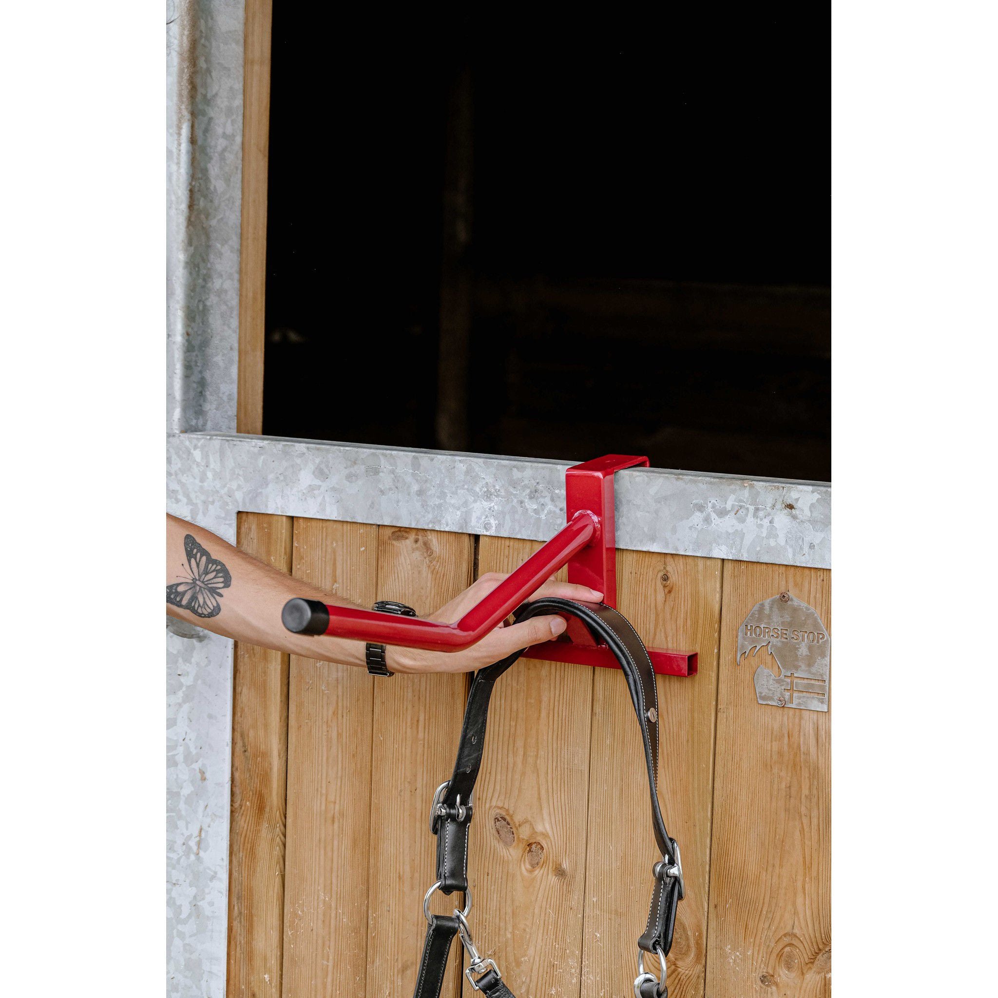 Hippo-Tonic Removable saddle racks 1 arm Burgundy 704226033