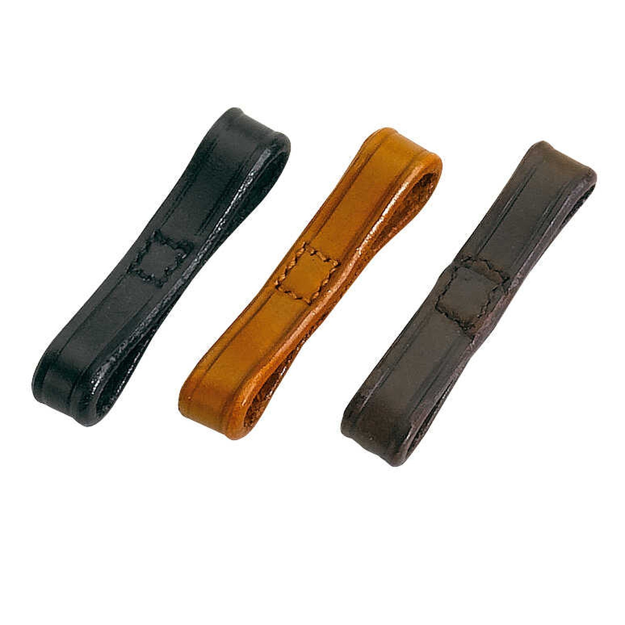 Norton Pro Loops for Full Cheek snaffle bit Black 608082002