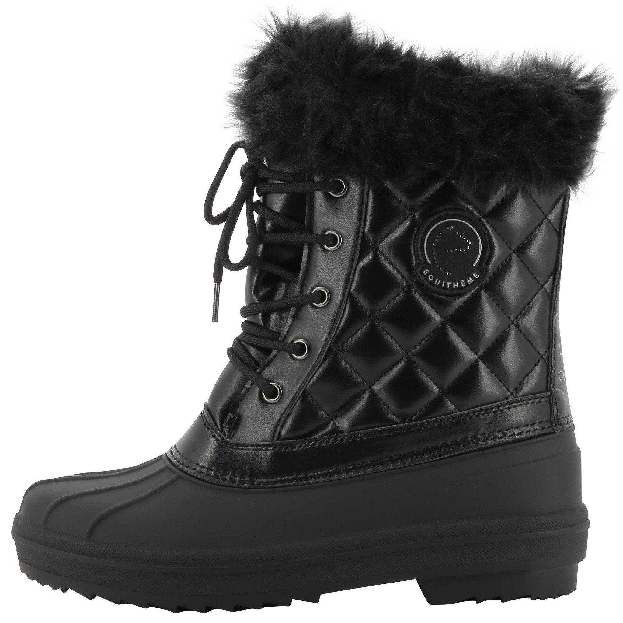 Je t'aime EQUITHÈME Winter Boots Black 914912238