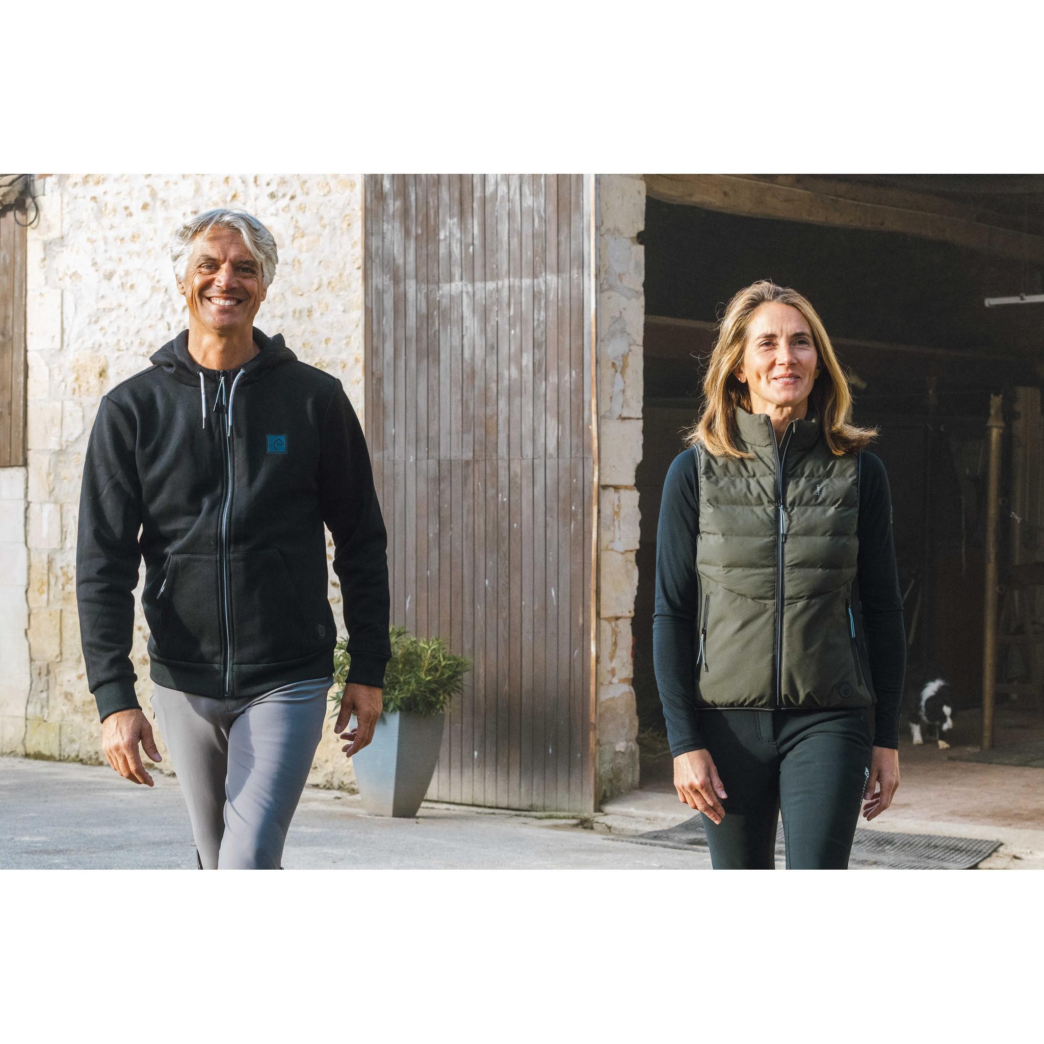 EQUITHÈME Sasha Heated Vest - Adult Khaki 981004093