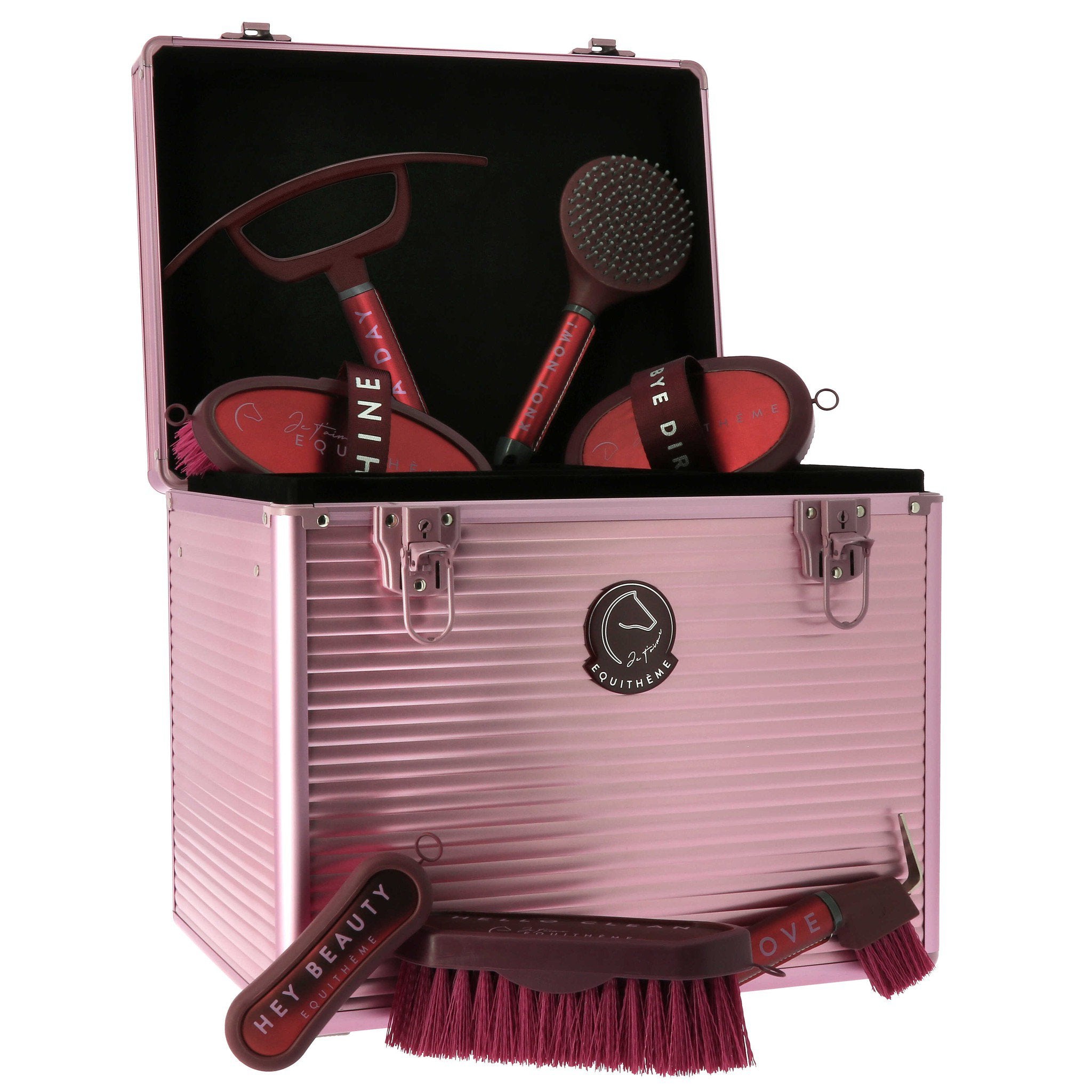 Je t'aime EQUITHÈME Grooming box Pink/burgundy 700011313