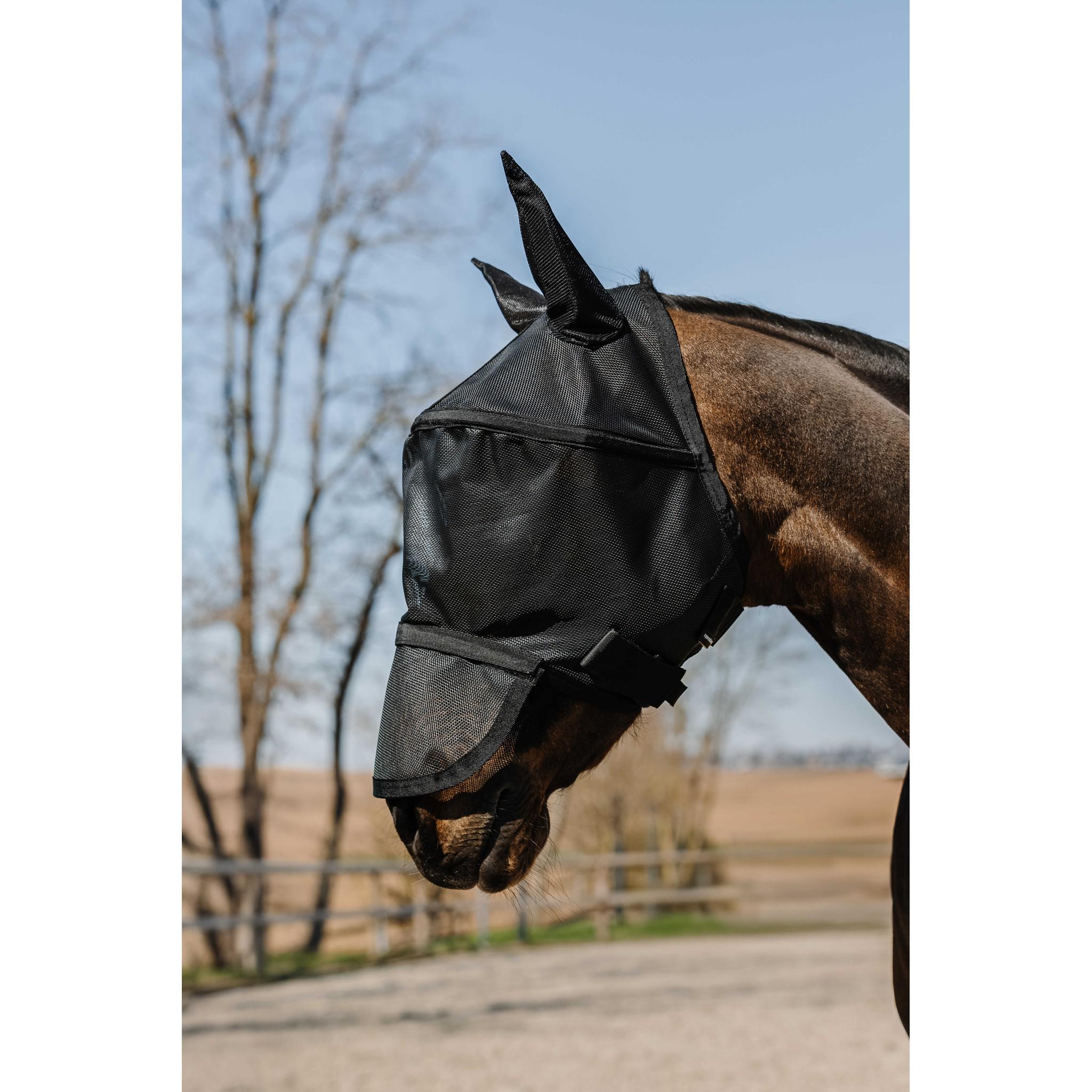 EQUITHÈME Protec UV Protection Fly Mask Black 306020003