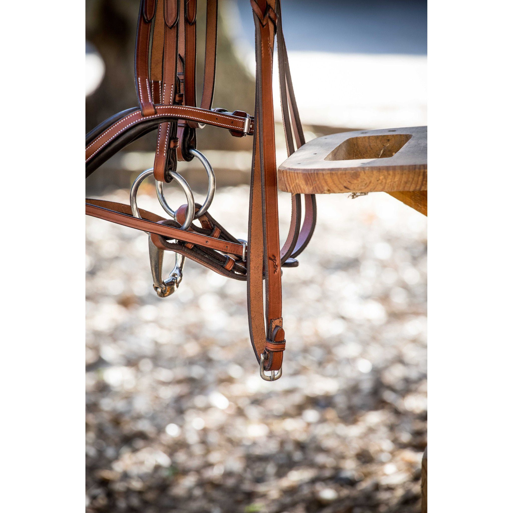 Pénélope US braided reins Chestnut 301636317