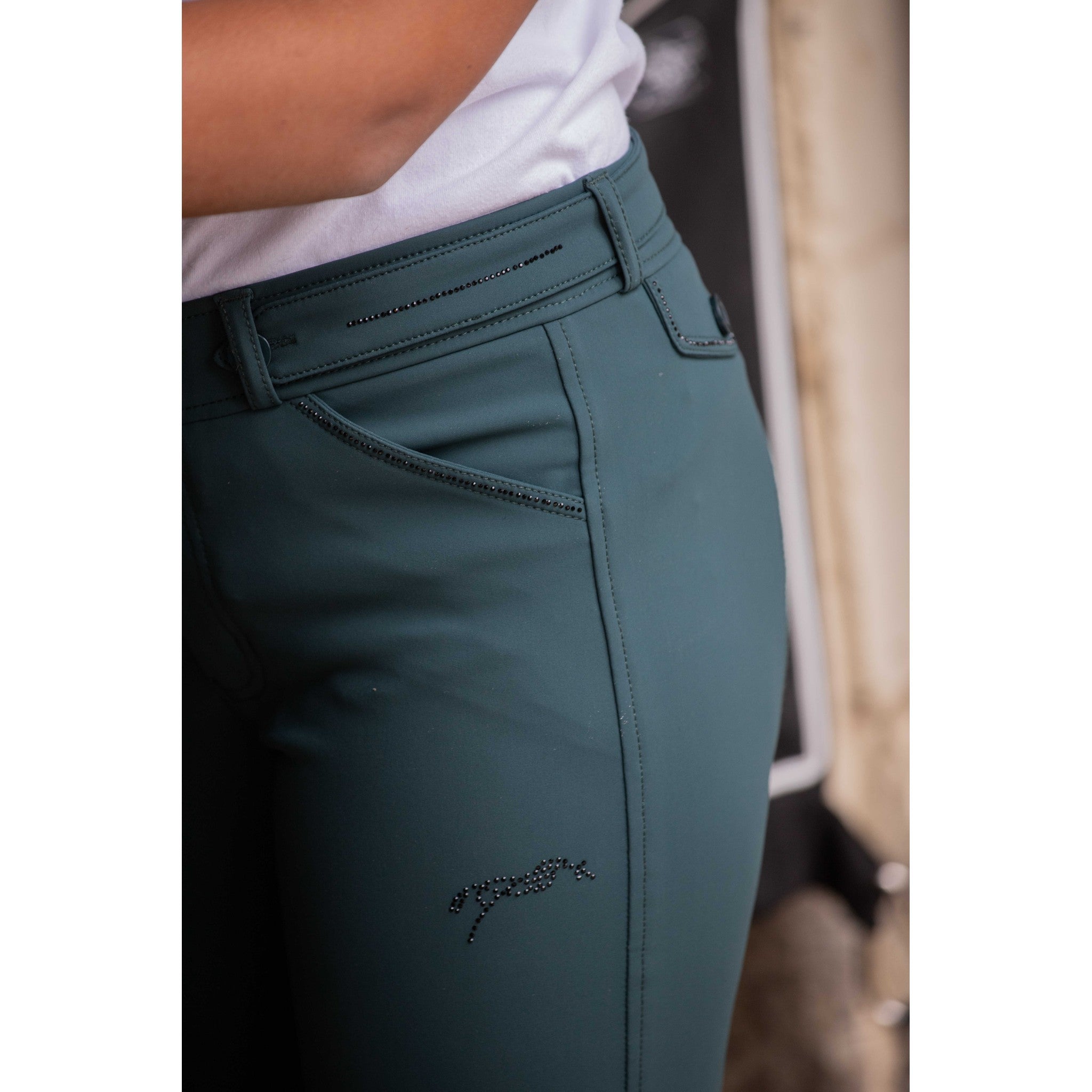 Pénélope Elégance Breeches - Children Green 979921906