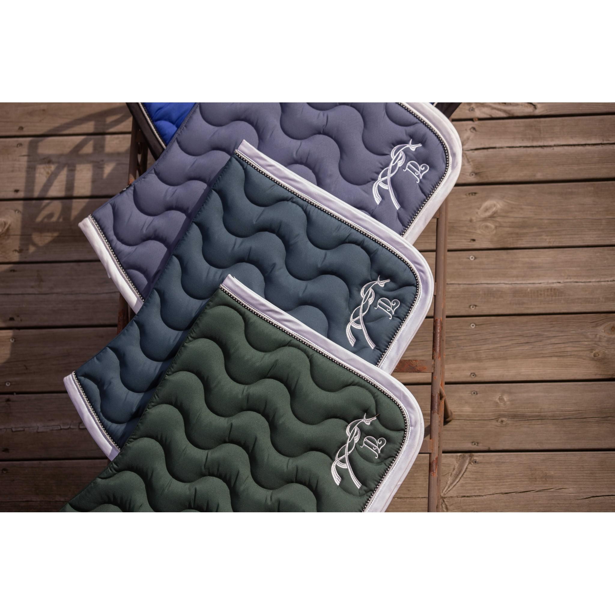 Pénélope Diamant Saddle Pad - All purpose Peacock blue /white 204846340