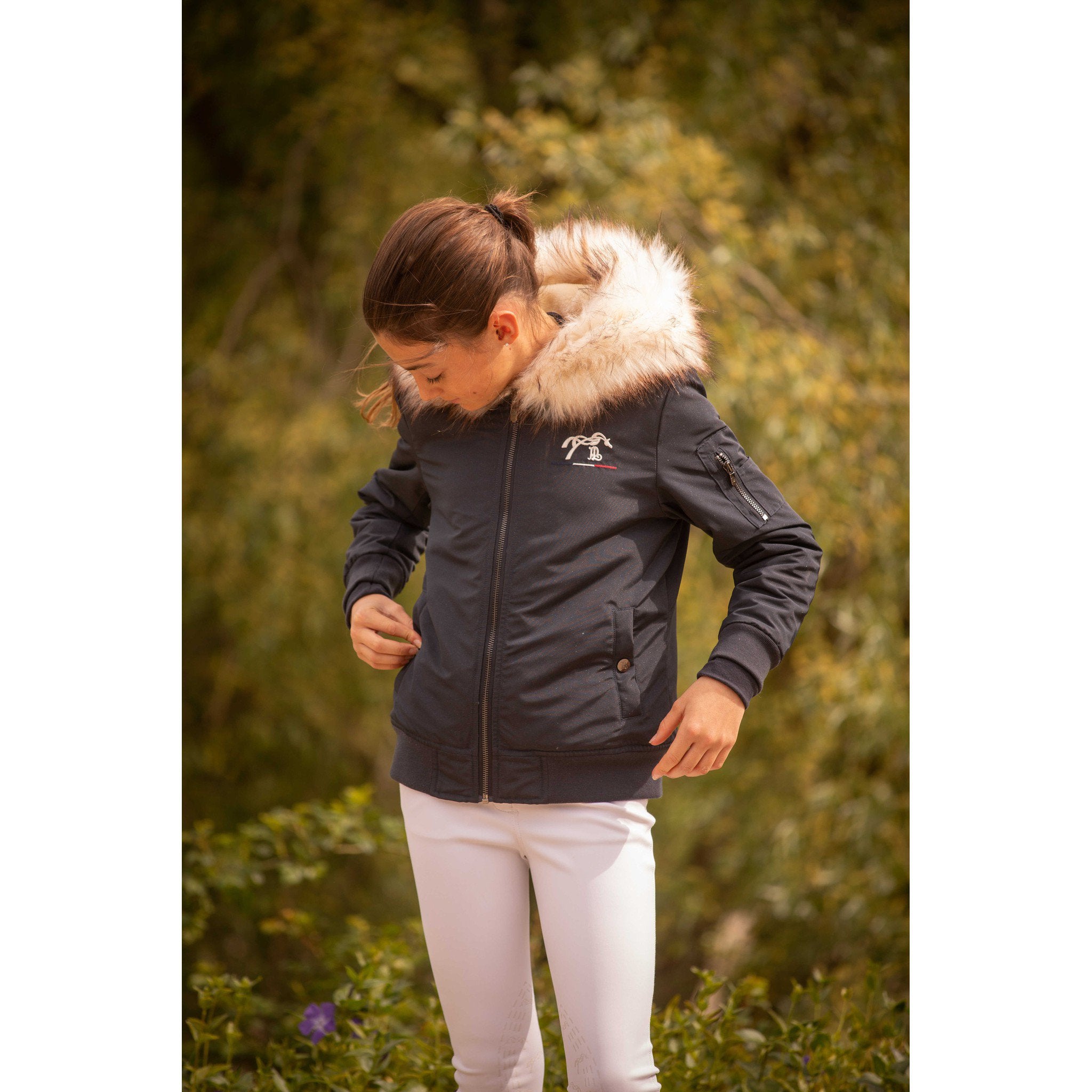 Eden by Pénélope Lyon Bomber jacket Glitter - Children Navy glitter 980001710