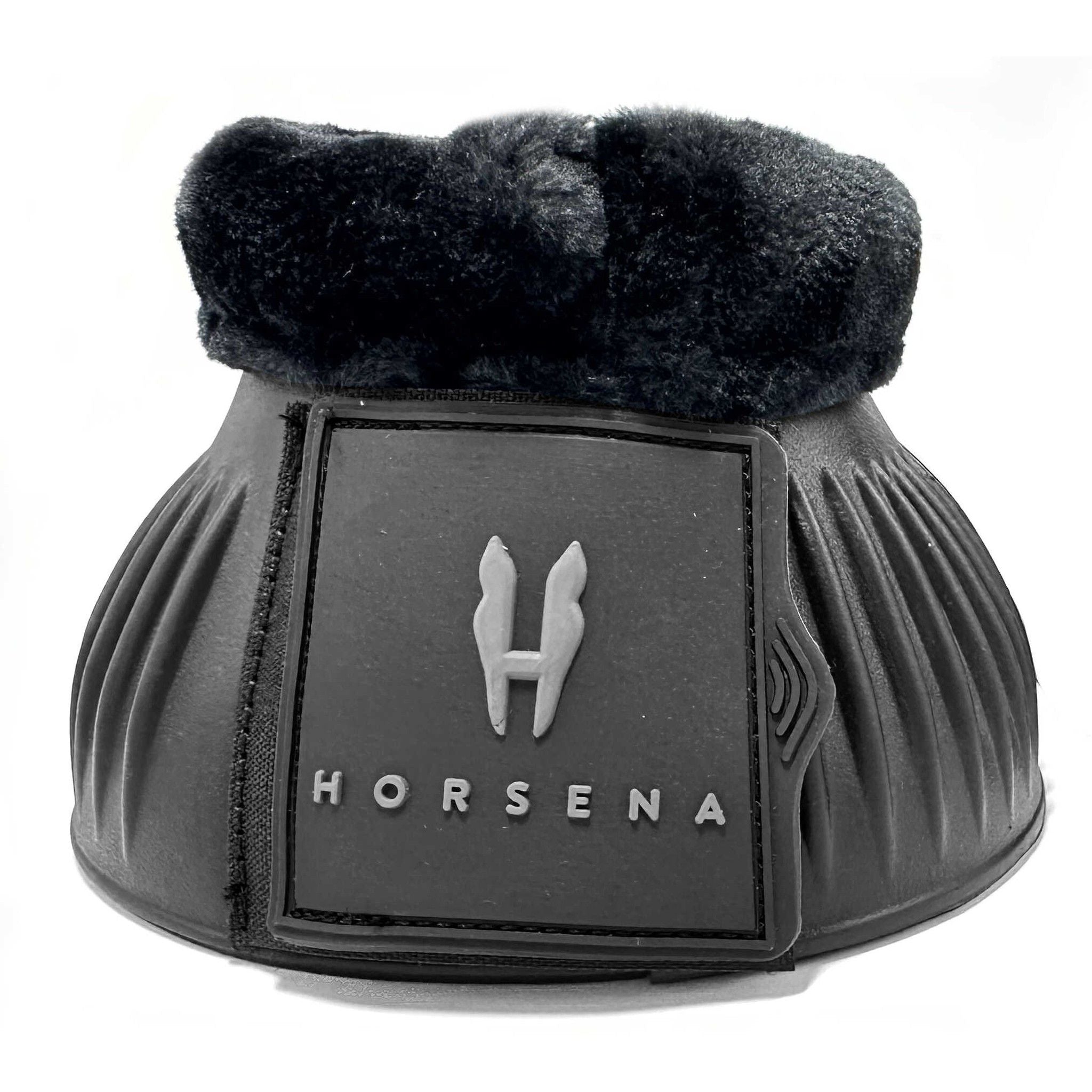 Horsena Synthetic Sheepskin Overreach Boots Black 545006204