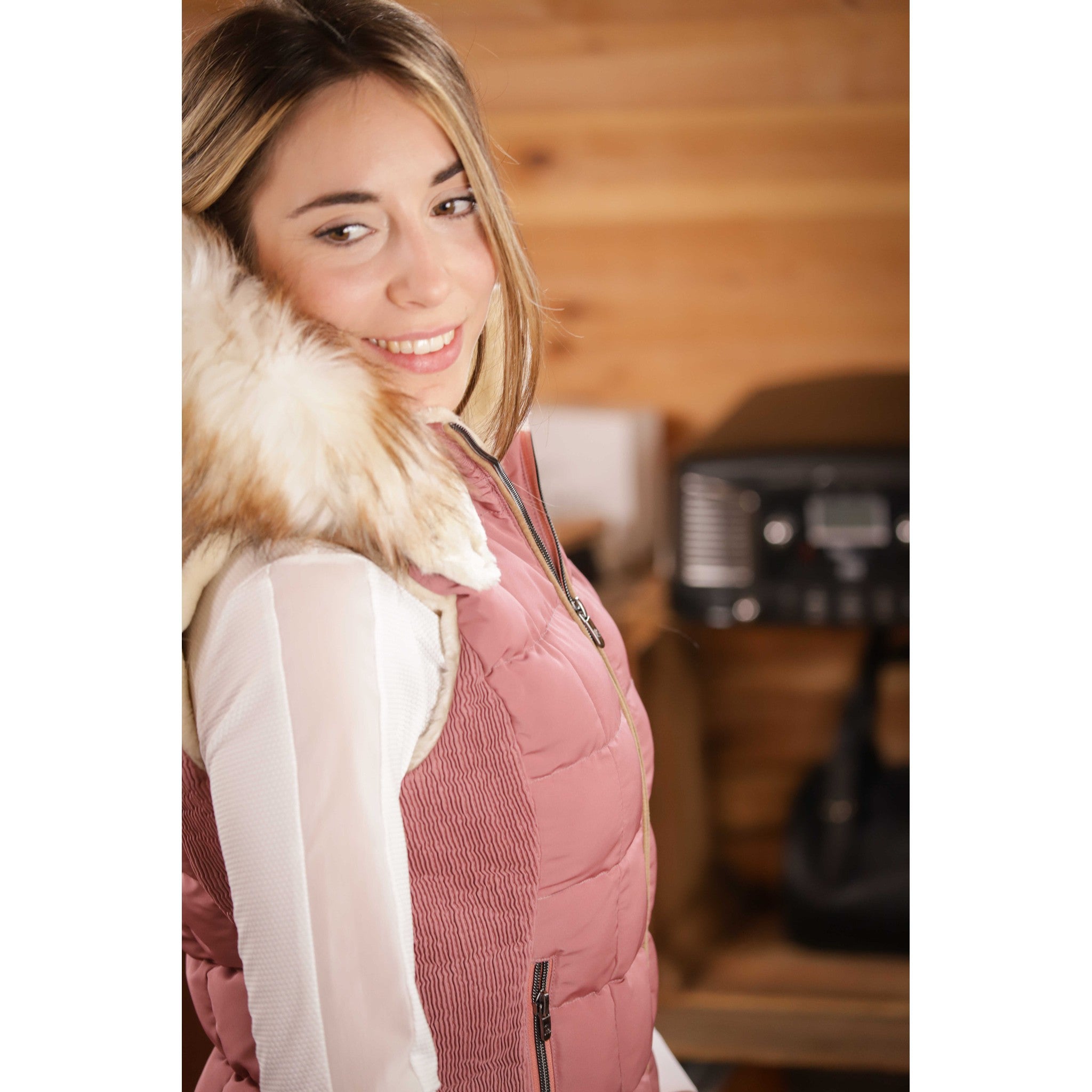 Pénélope New Roge Padded Jacket - Ladies Antique pink 978806160