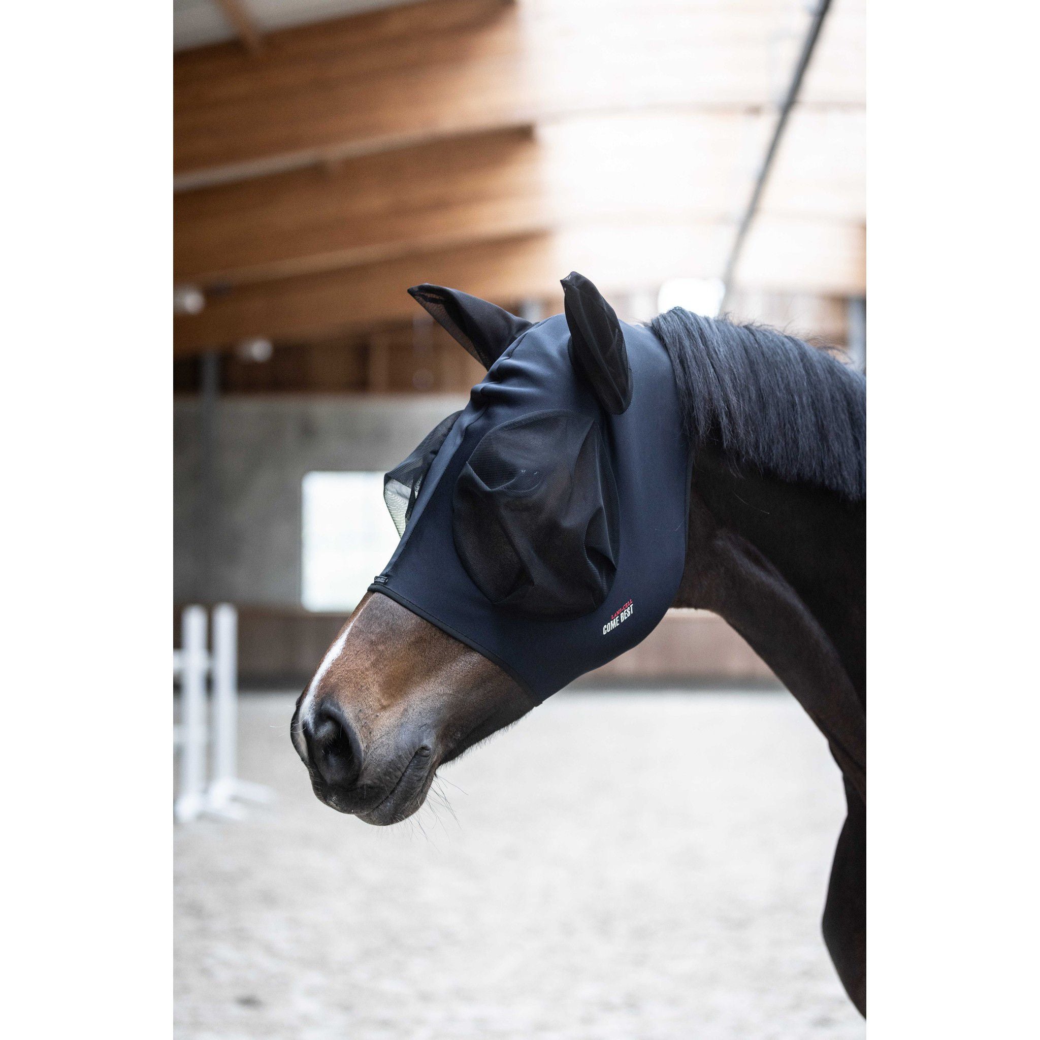 Lami-Cell Come Best Titanium Fly Mask Black 306043302