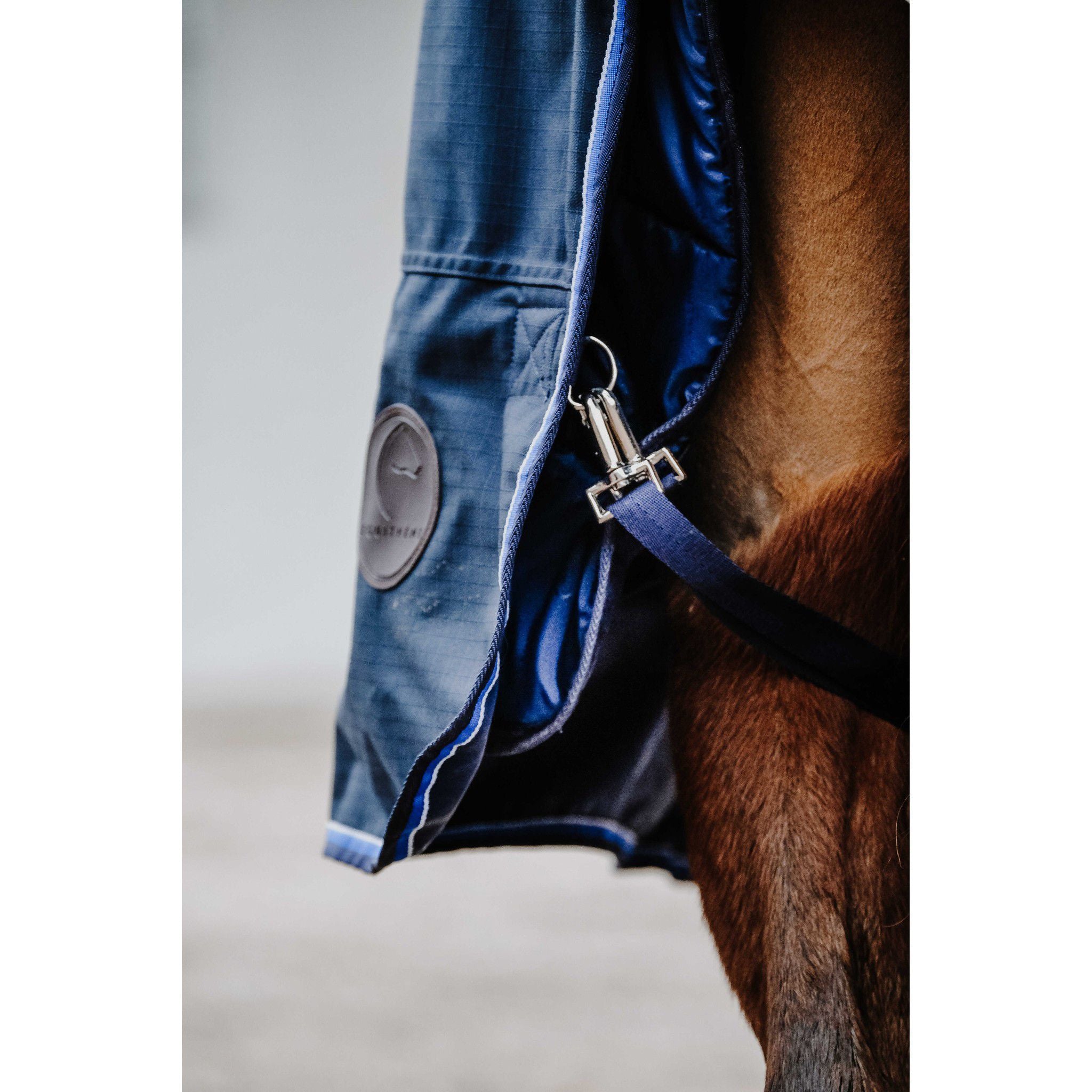 EQUITHÈME Classic 1200D Rug - Standard Navy blue 400527063