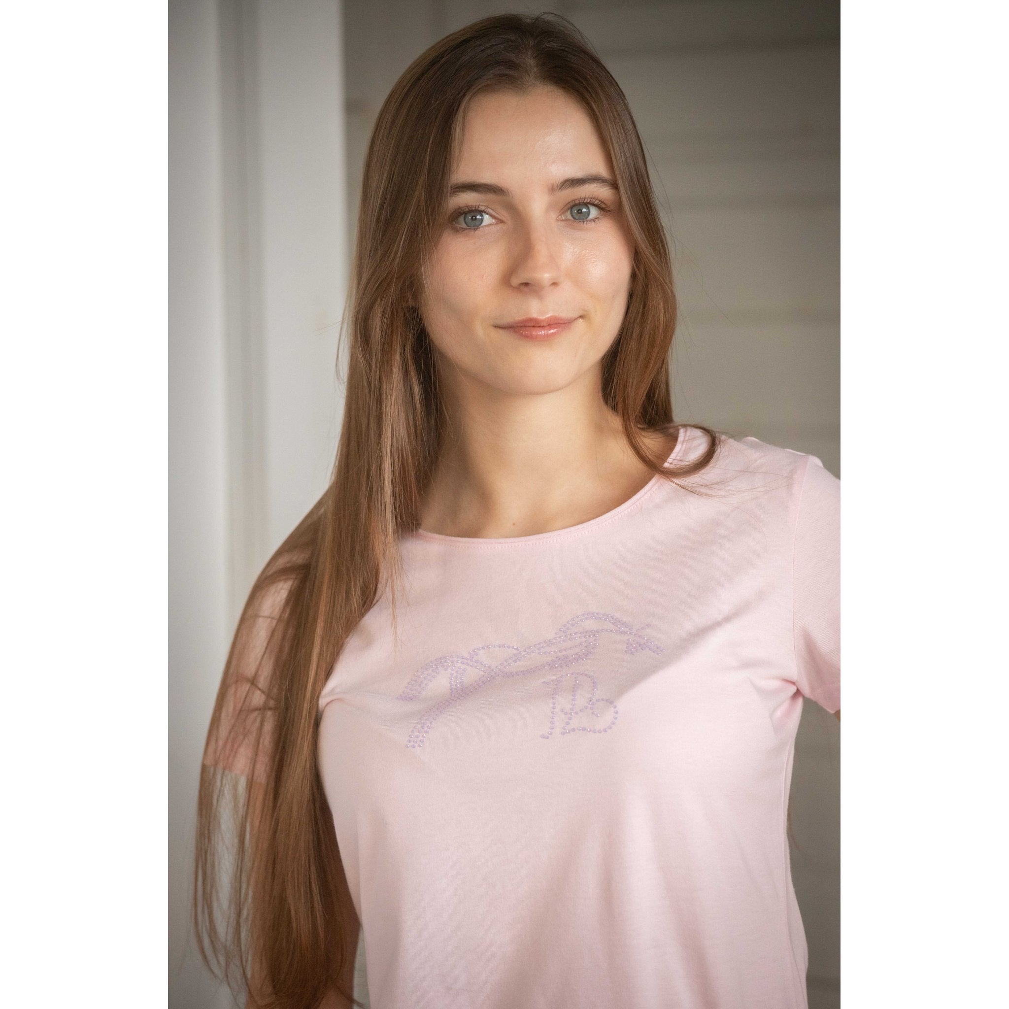 Penelope Iconic Strass T-Shirt - Women's Pink - 963417131_ambi_3