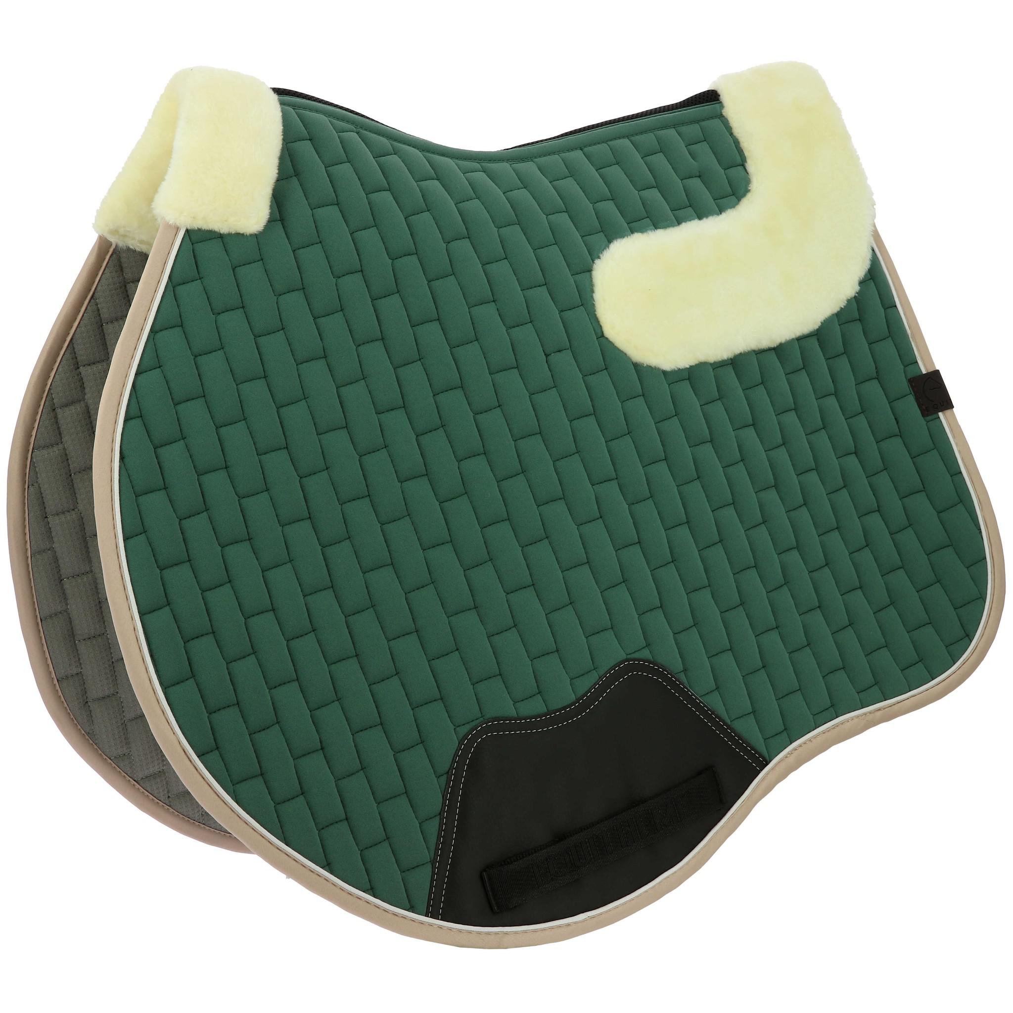 EQUITHÈME Dinard Saddle Pad - All purpose Green 204007009
