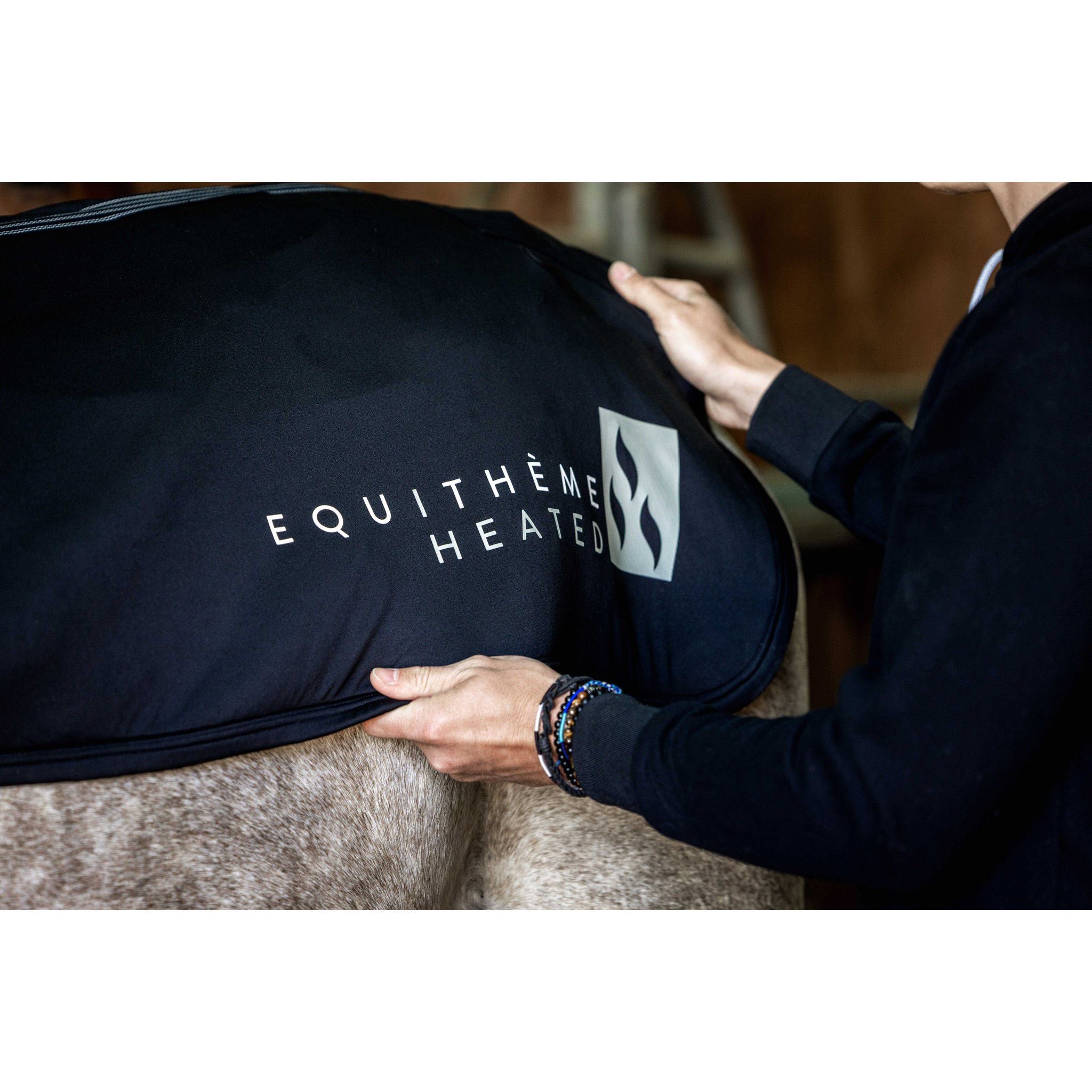 EQUITHÈME Heated Back Cover Black 981500202