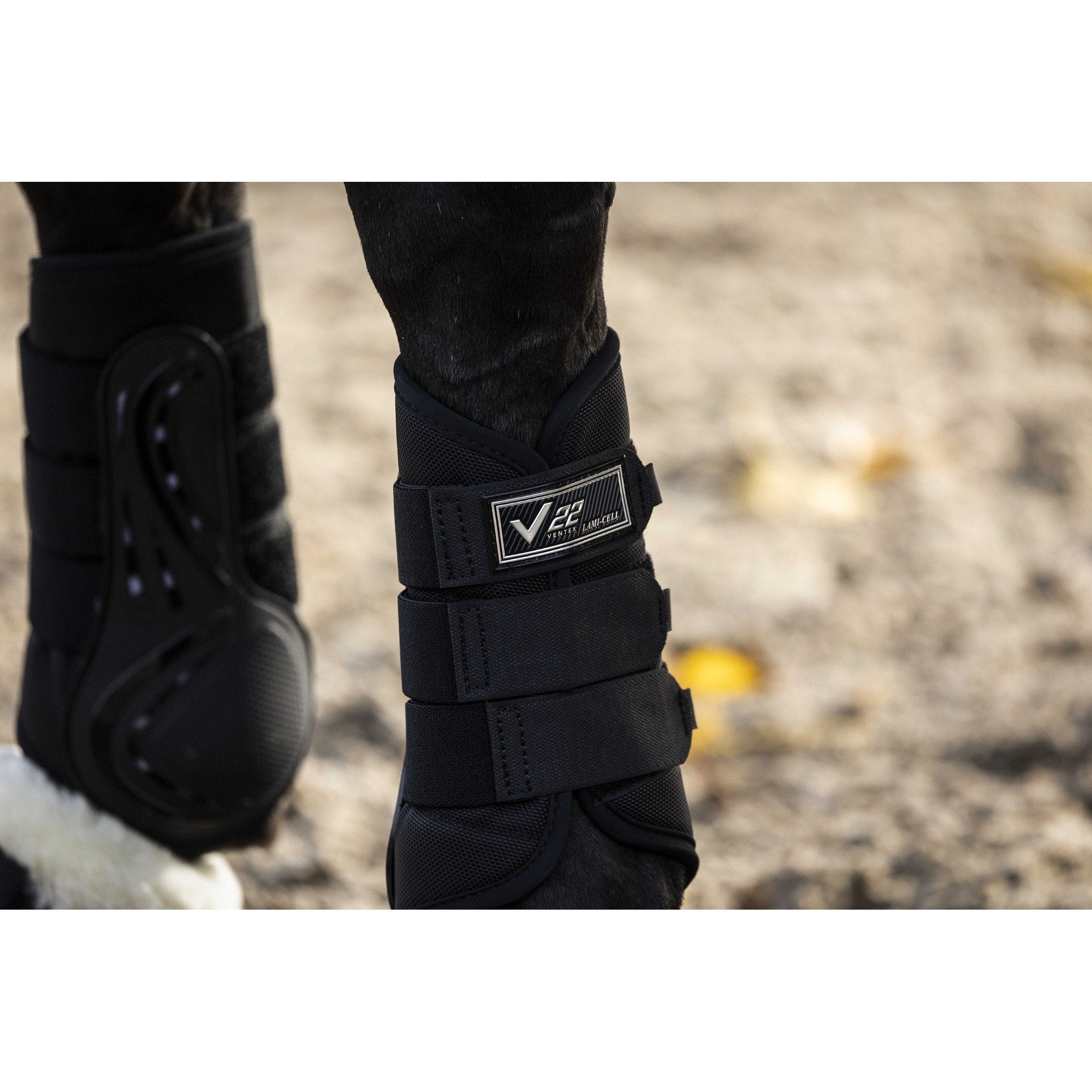 Lami-Cell V22 Brushing boots Closed tendon boots Black 550140202