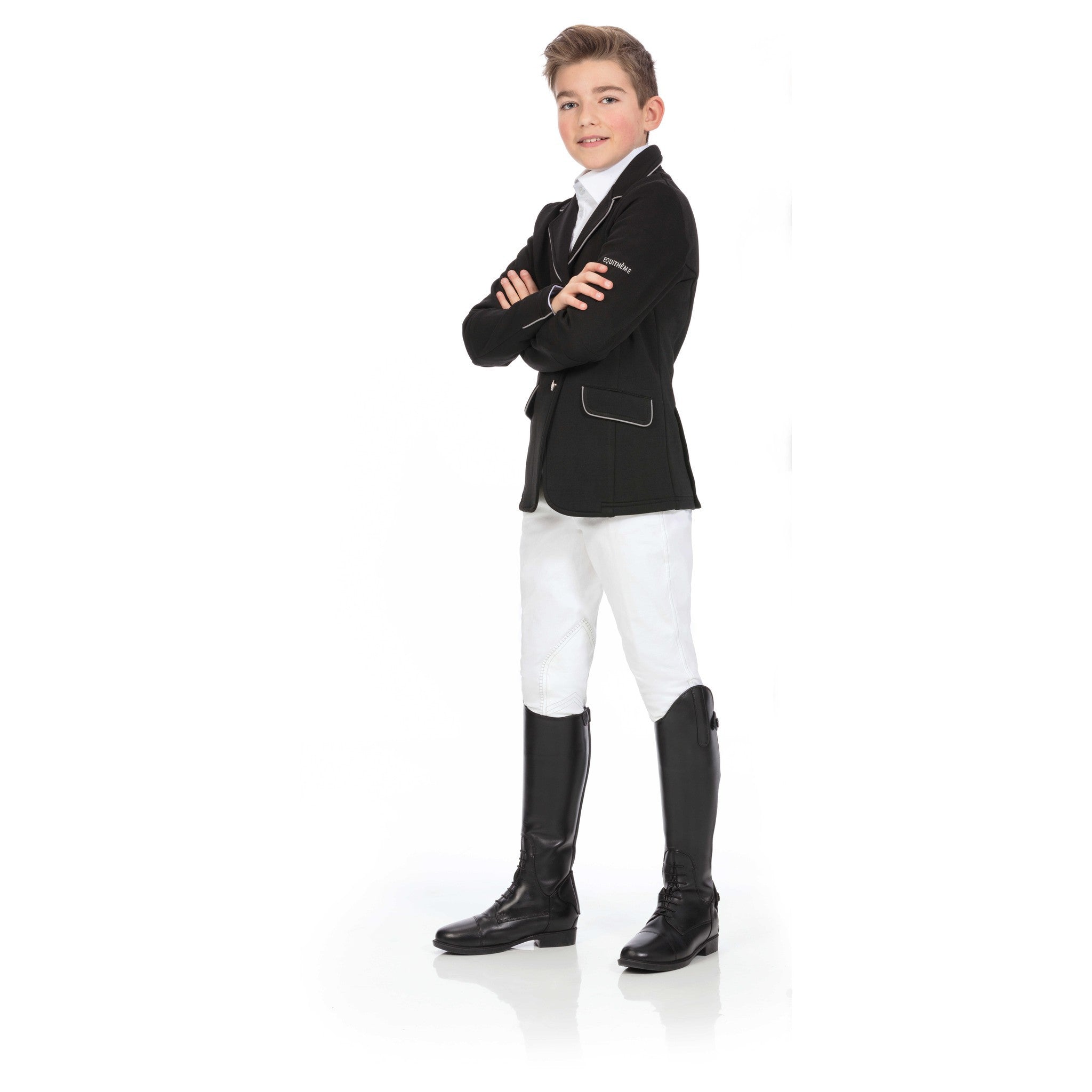 EQUITHÈME Long Boots - Children Black 918135234