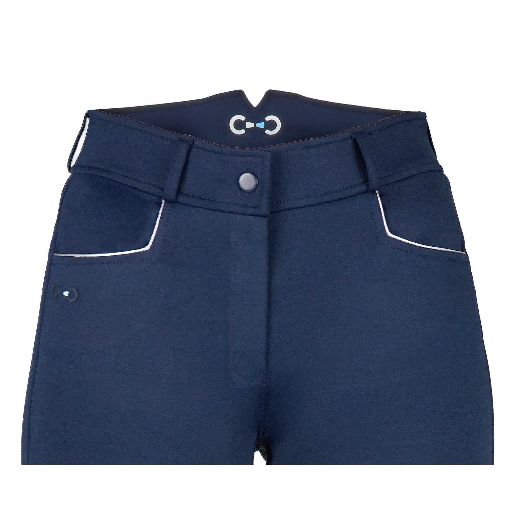 Riding World River Silicone Seat Breeches - Ladies Navy blue 989405736