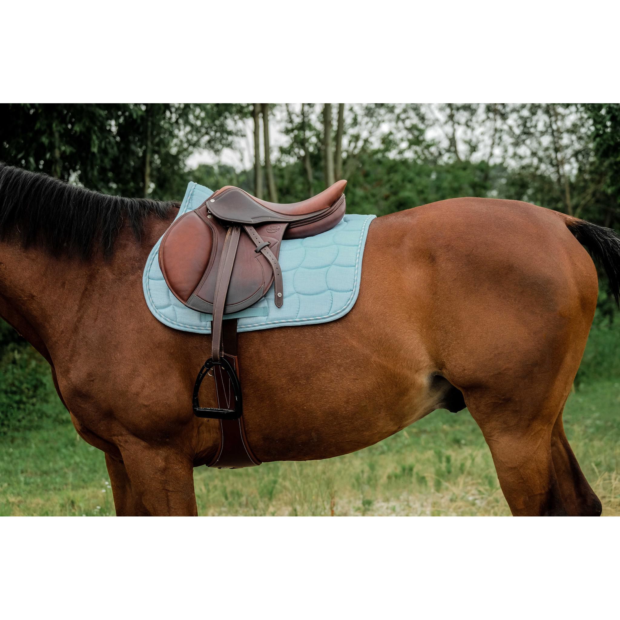 Riding World Sunshine saddle pad - All purpose Blue/light blue 204062012