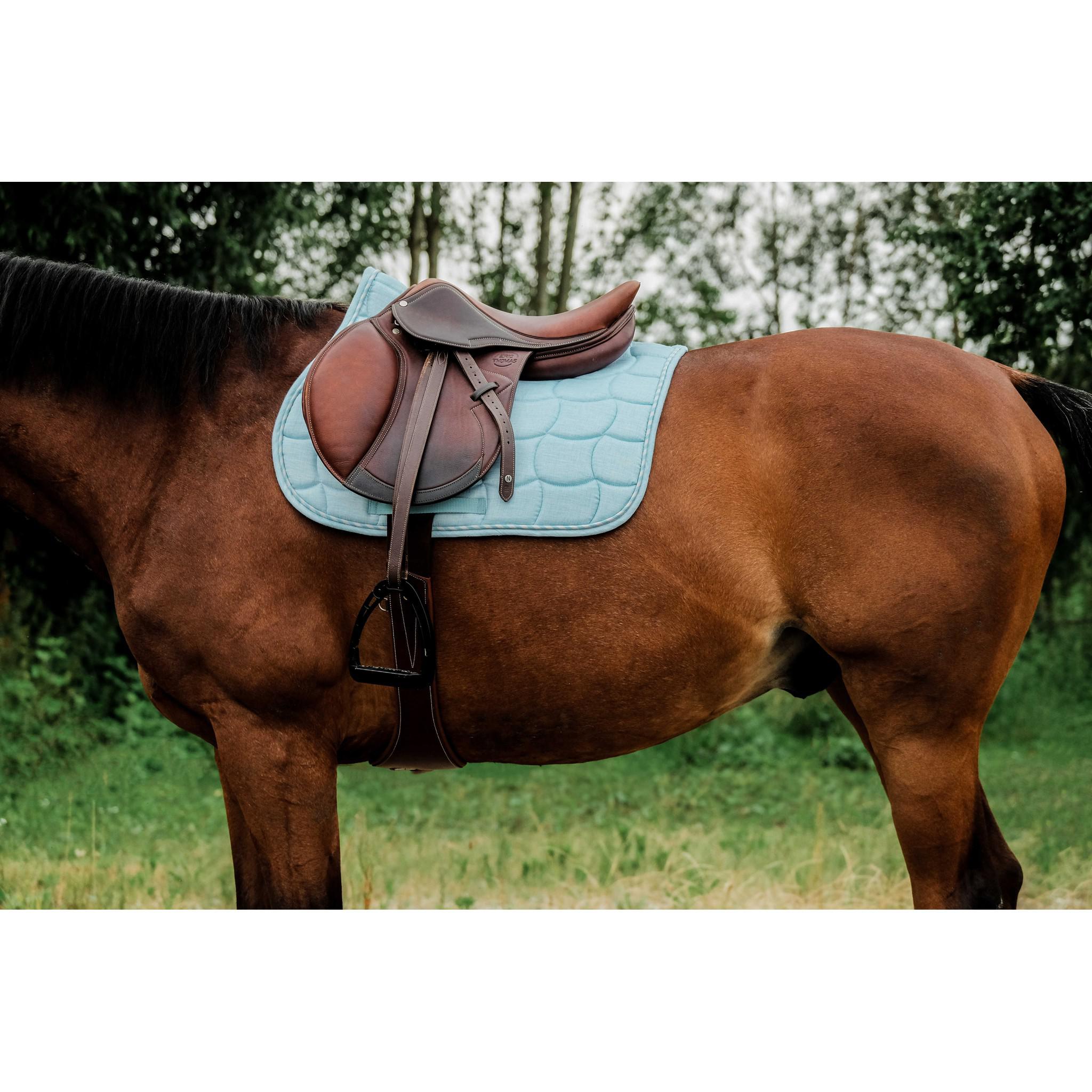 Riding World Sunshine saddle pad - All purpose Blue/light blue 204062012