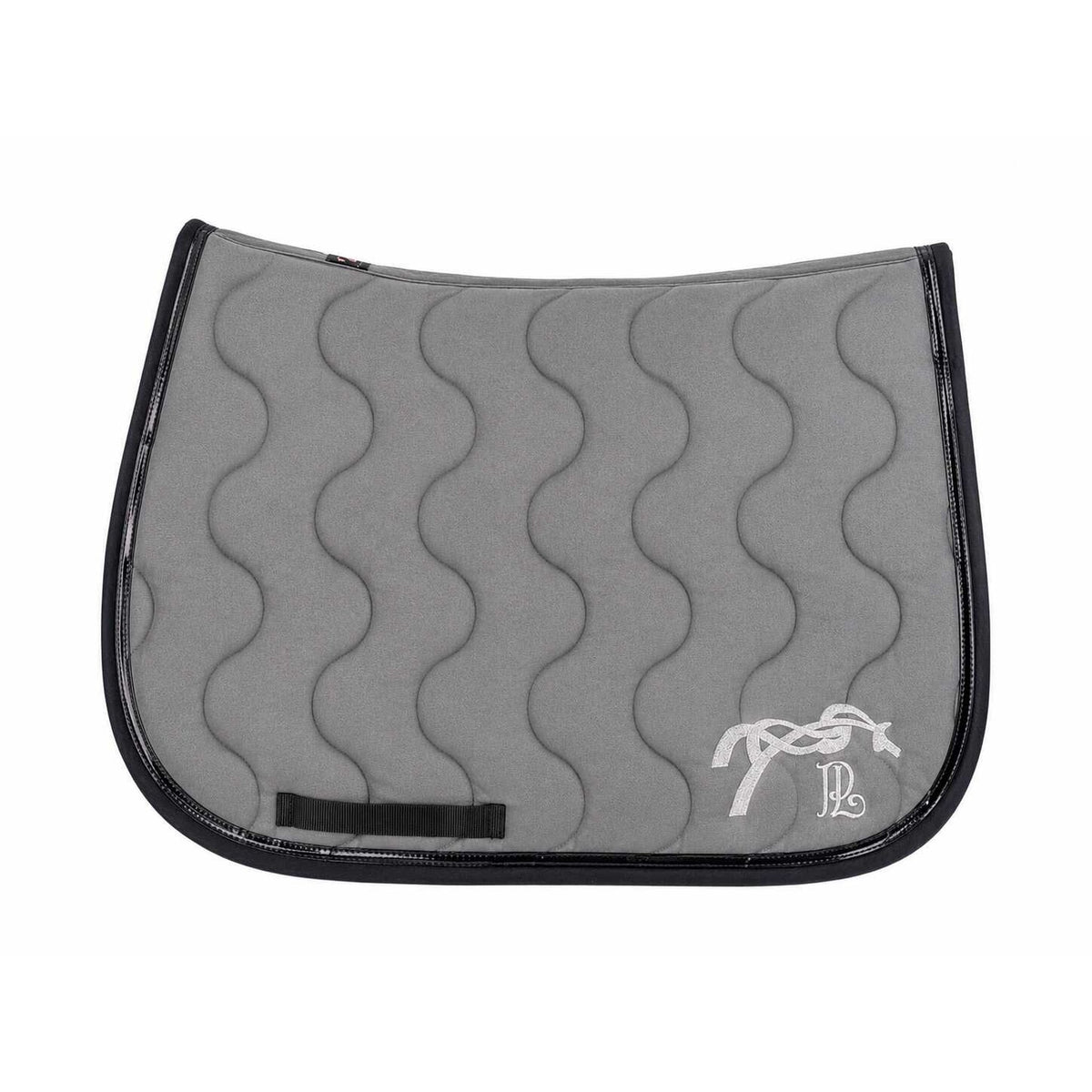 Pénélope Pied-de-poule Saddle Pad - Dark grey - 204801312_packshot_1