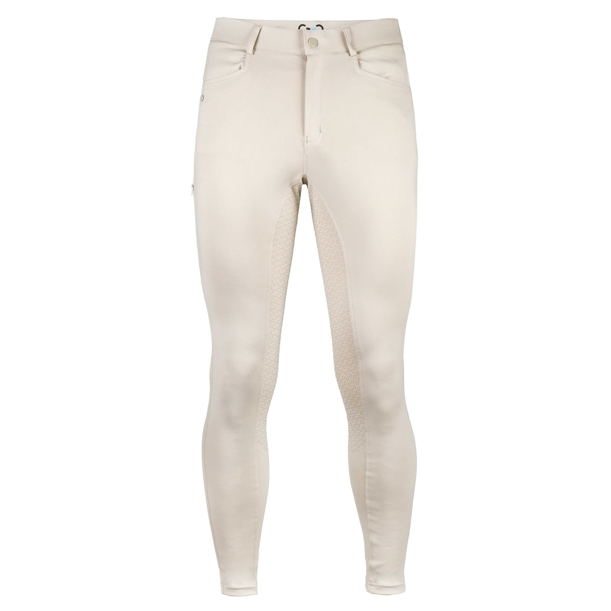 Riding World River Silicone Seat Breeches - Men Beige 989406438