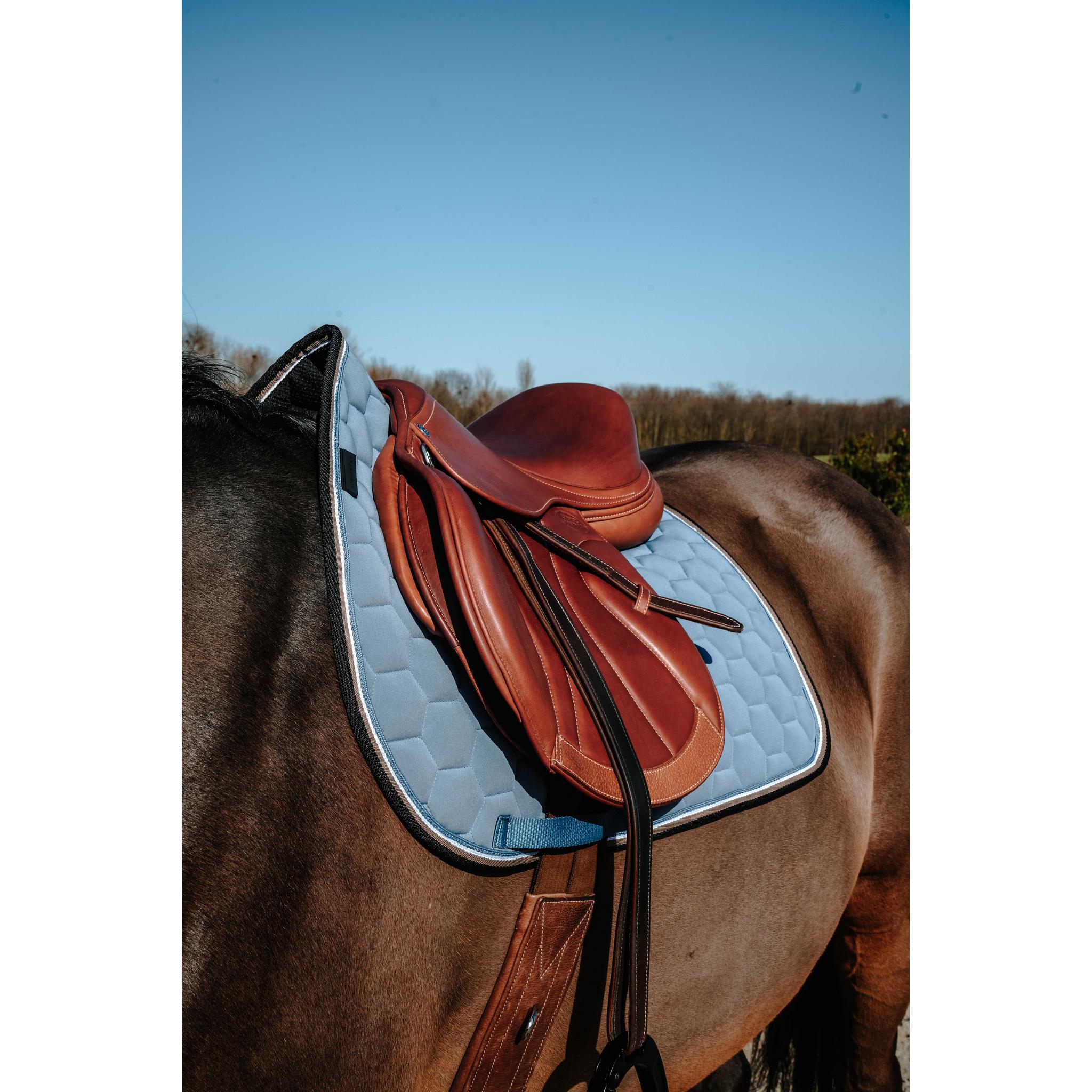 EQUITHÈME All-Purpose Saddle Pad - Coco Blue - 204913019_ambi_2