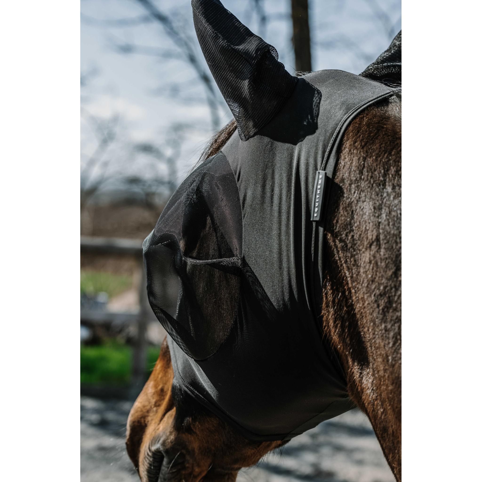 EQUITHÈME Lycra Anti UV Fly Mask Black 306041203