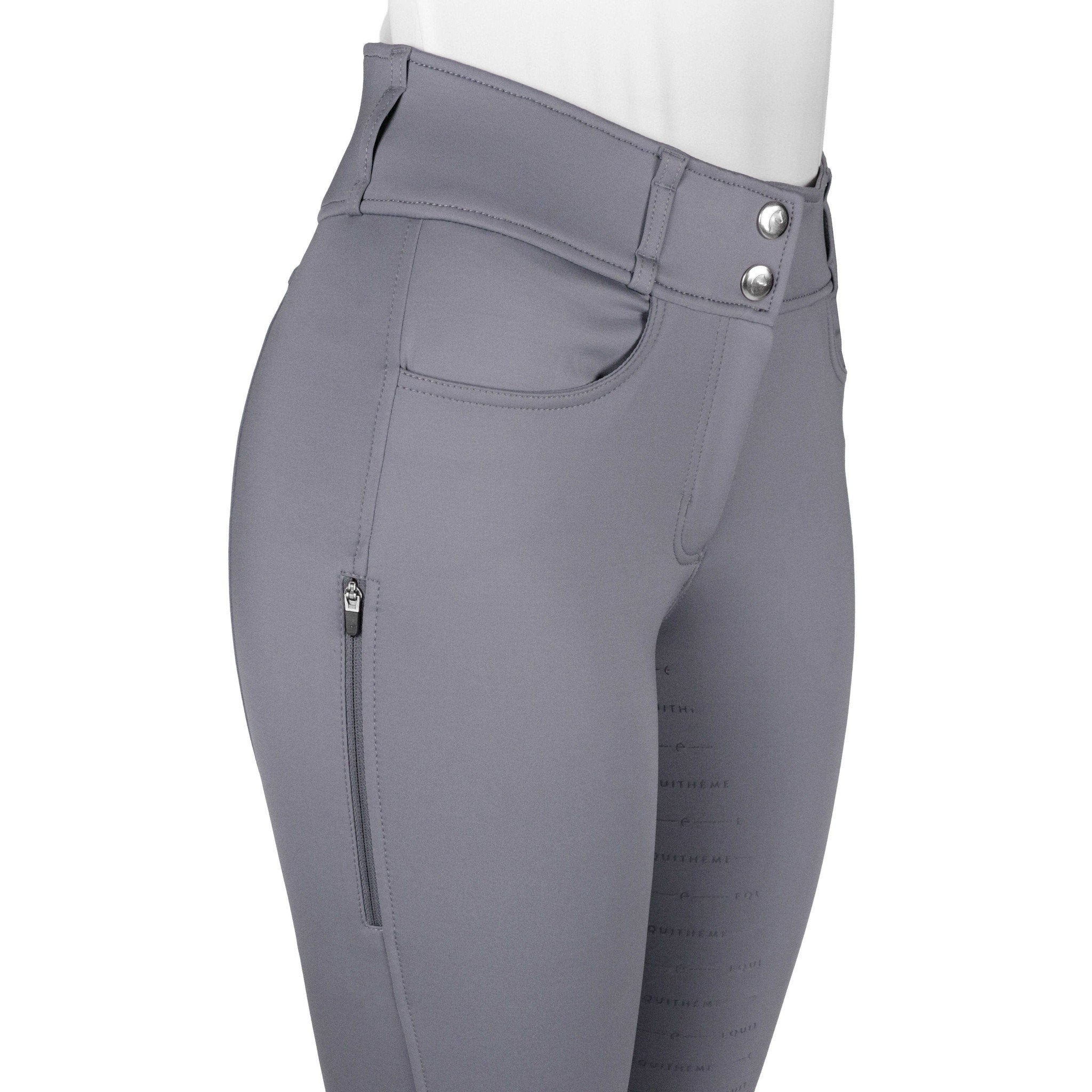 EQUITHÈME Mila Full-Seat Breeches - Ladies Grey 979841336