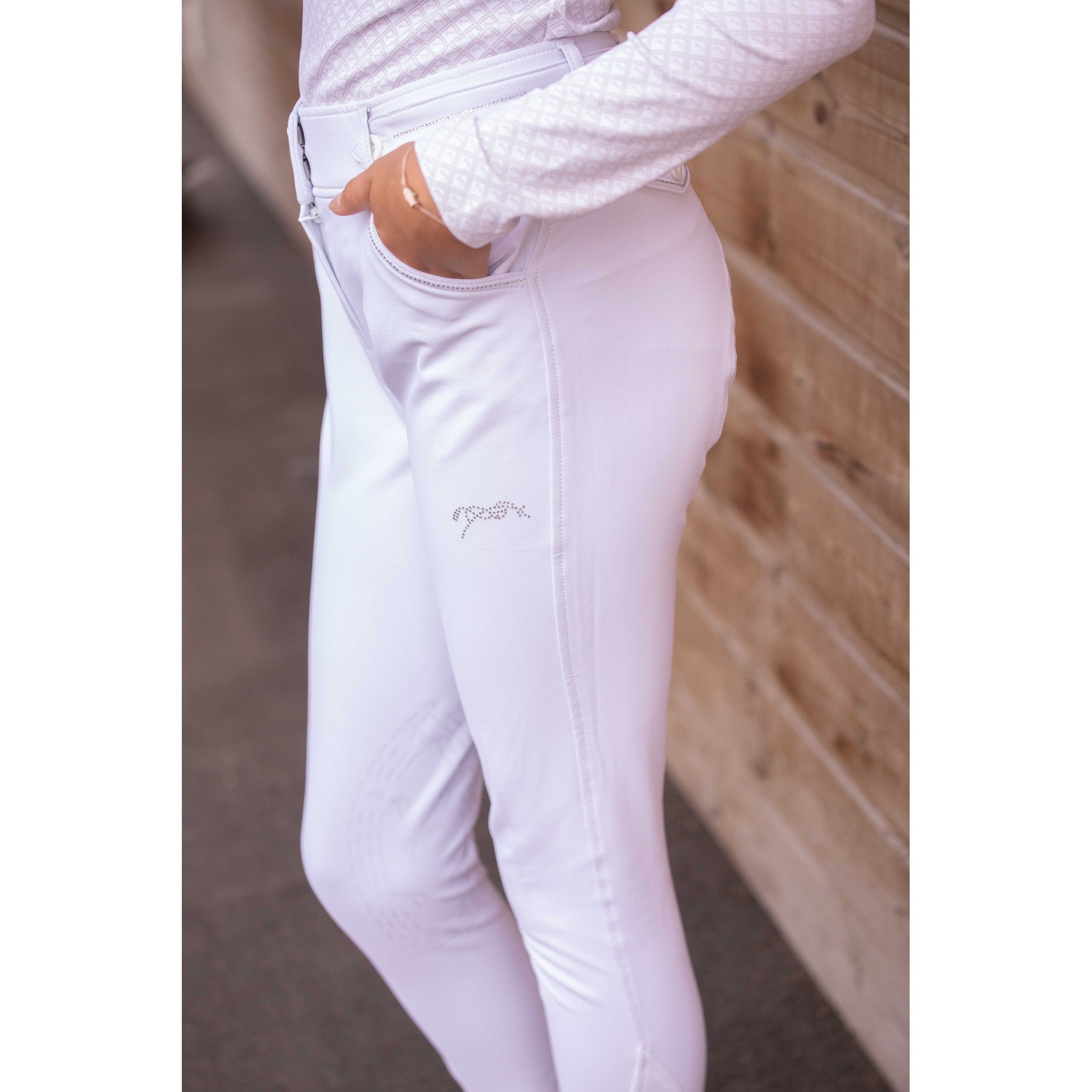 Pénélope Elégance Breeches - Children White 979921114