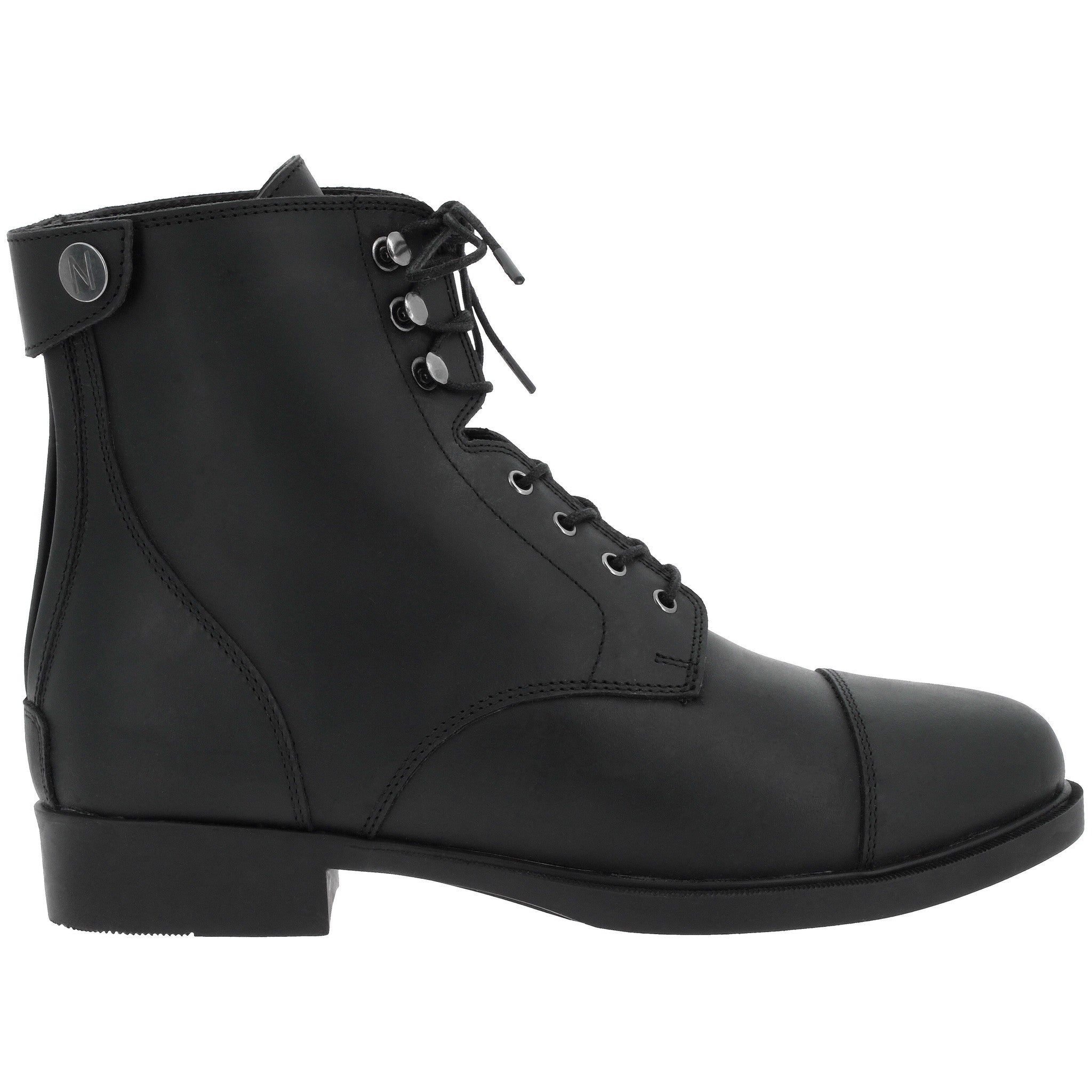 Norton Nîmes Lace-Up + Zip Boots Black 914114239