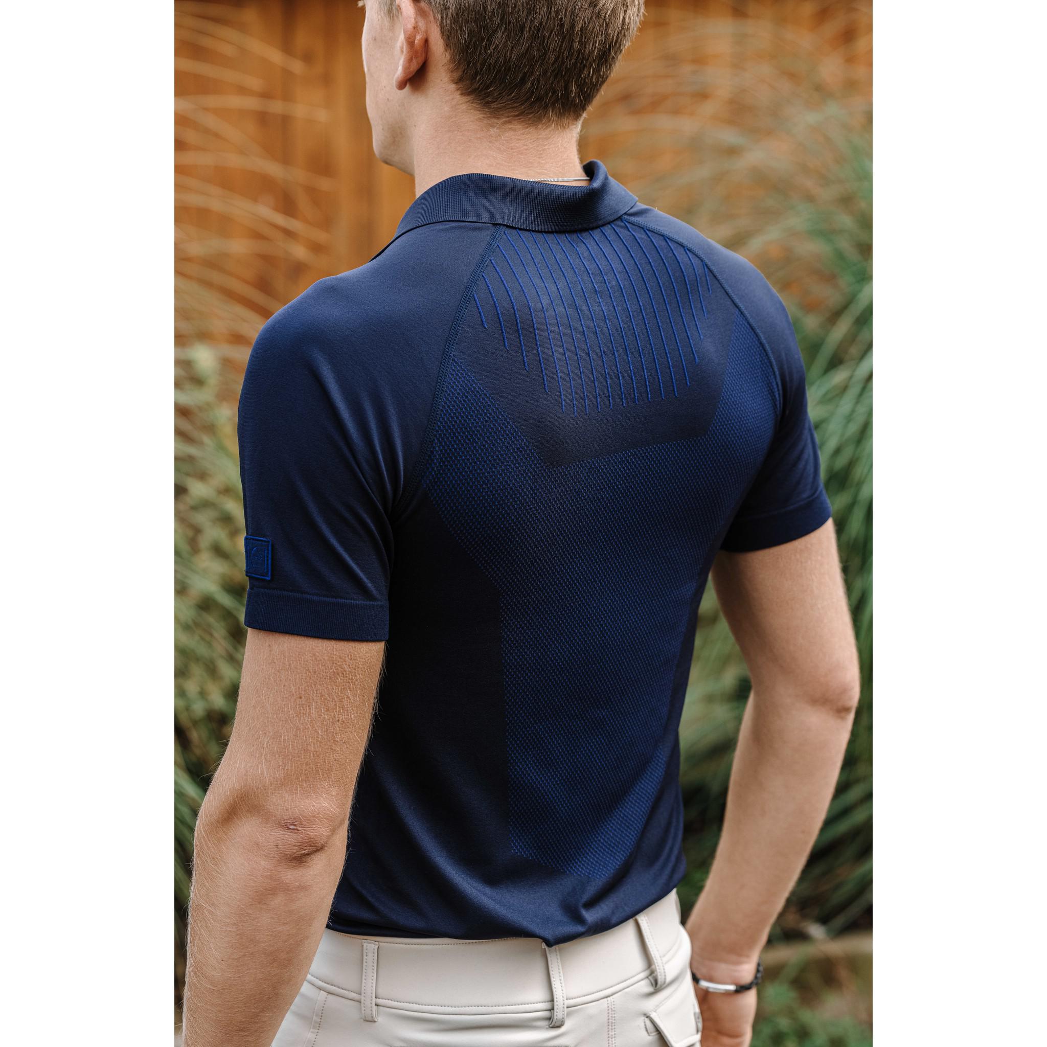 EQUITHÈME Lucas Polo Shirt - Men Navy blue 963083073