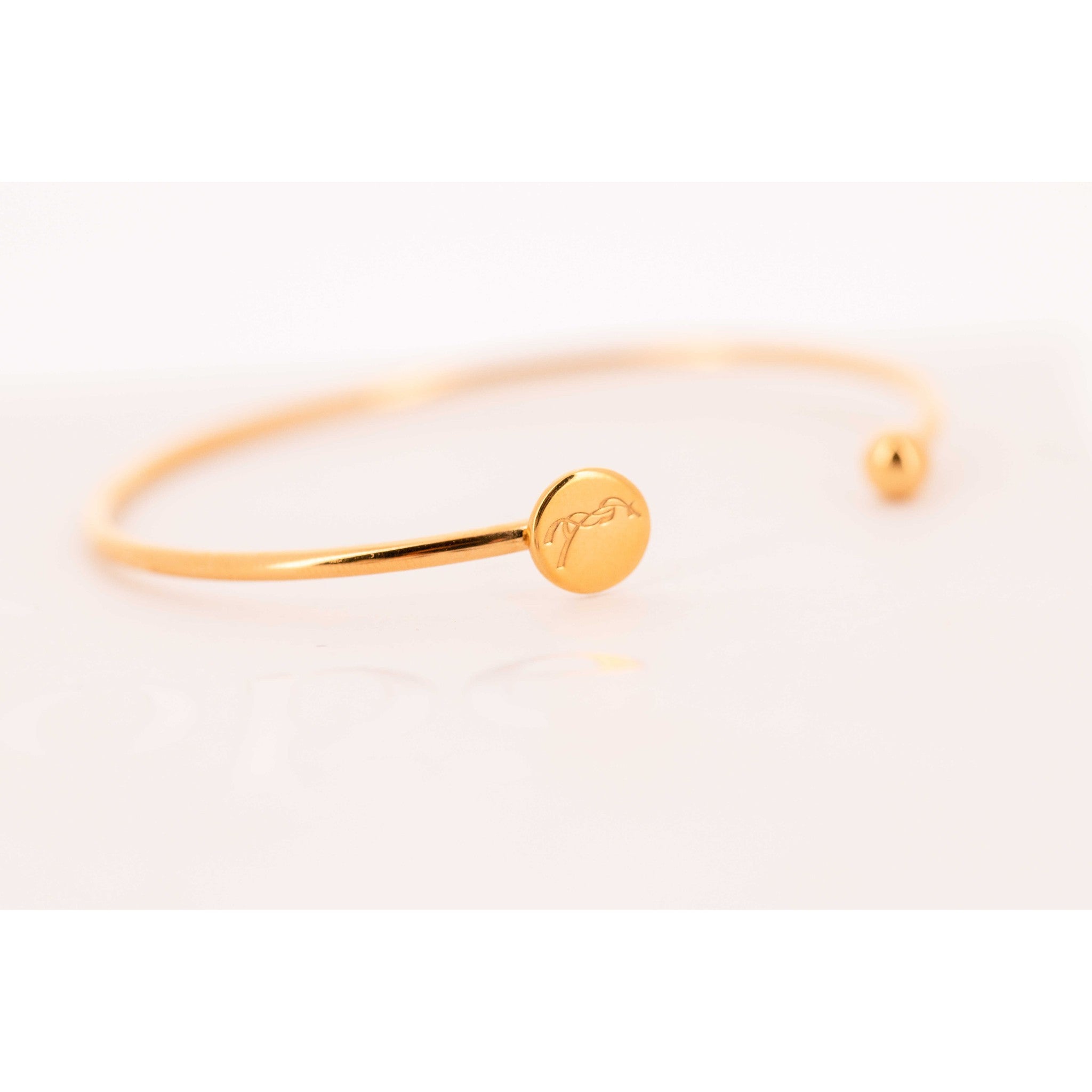 Penelope Bangle Bracelet Golden - 902923010_packshot_2