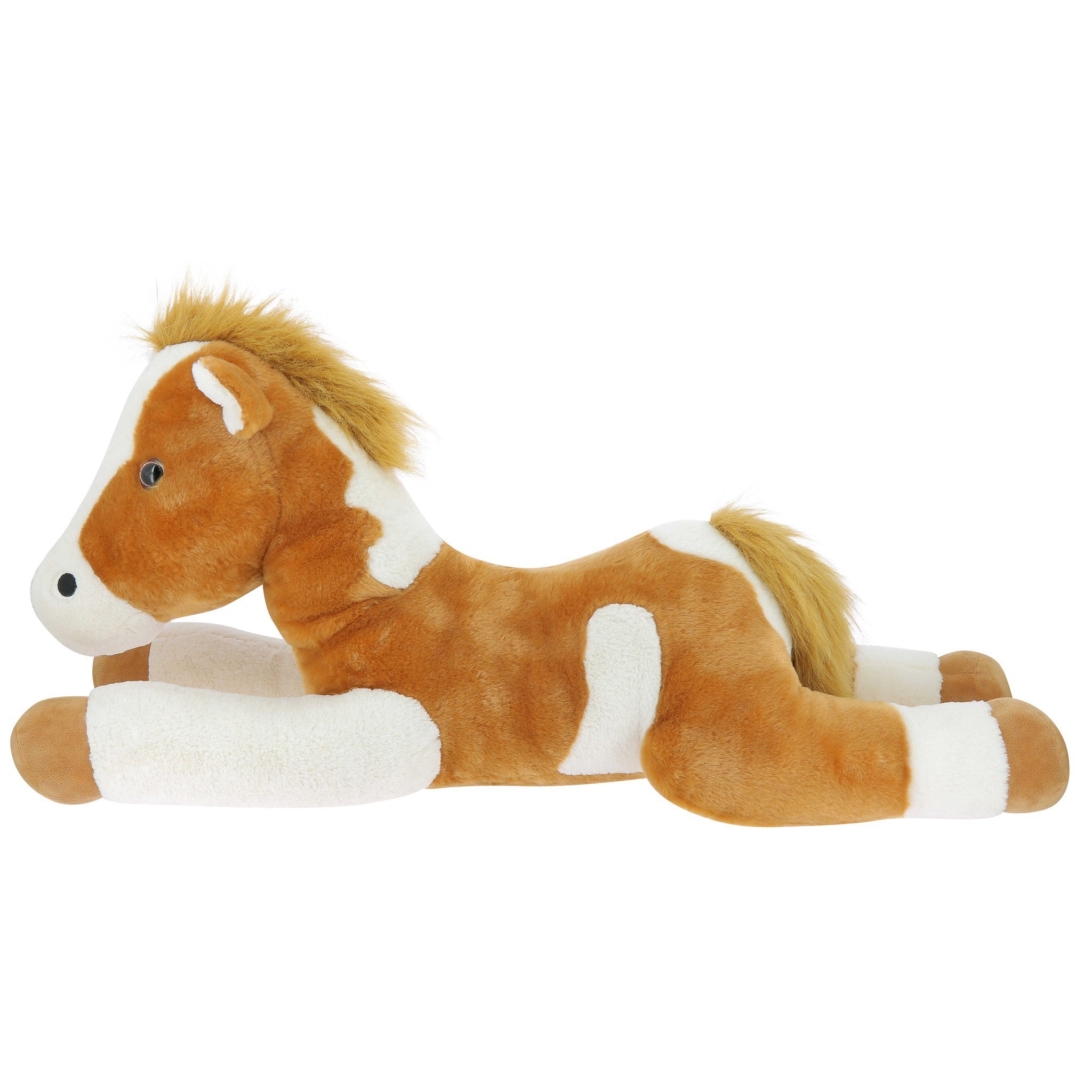 Equi-kids Piebald horse plush White/toffee 901410004