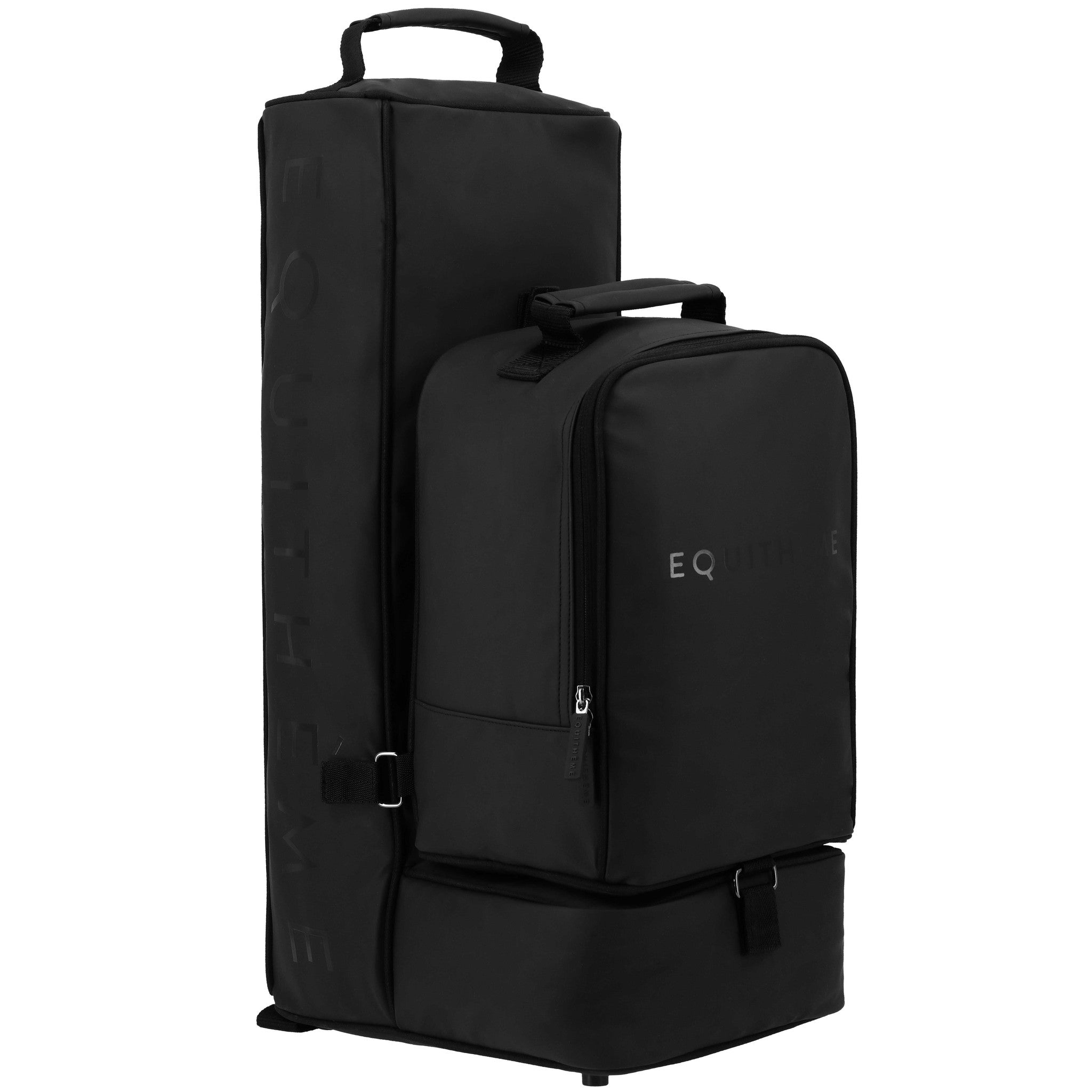 EQUITHÈME Basalt Boot and Helmet Bag Black - 932040002_packshot_1