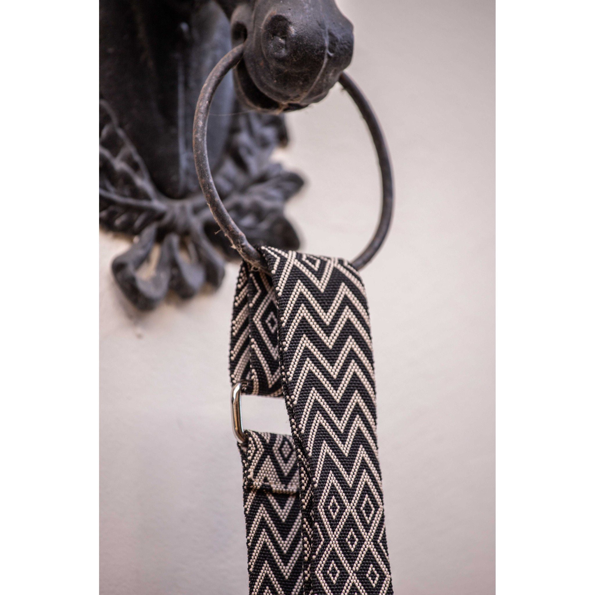 Pénélope Chevron Shoulder strap Black/ecru 936014002