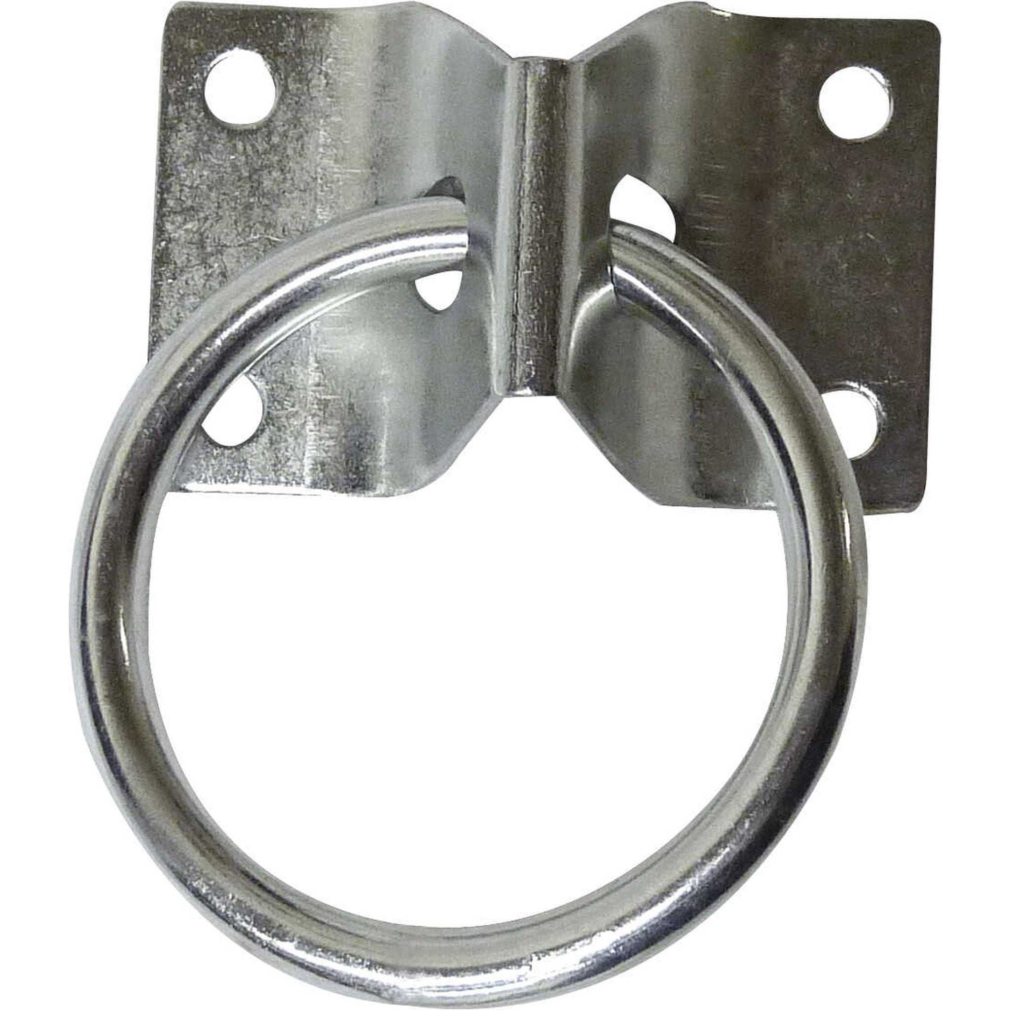 Hippo-Tonic Tie ring on screw plate Nickel plated metallic 704123