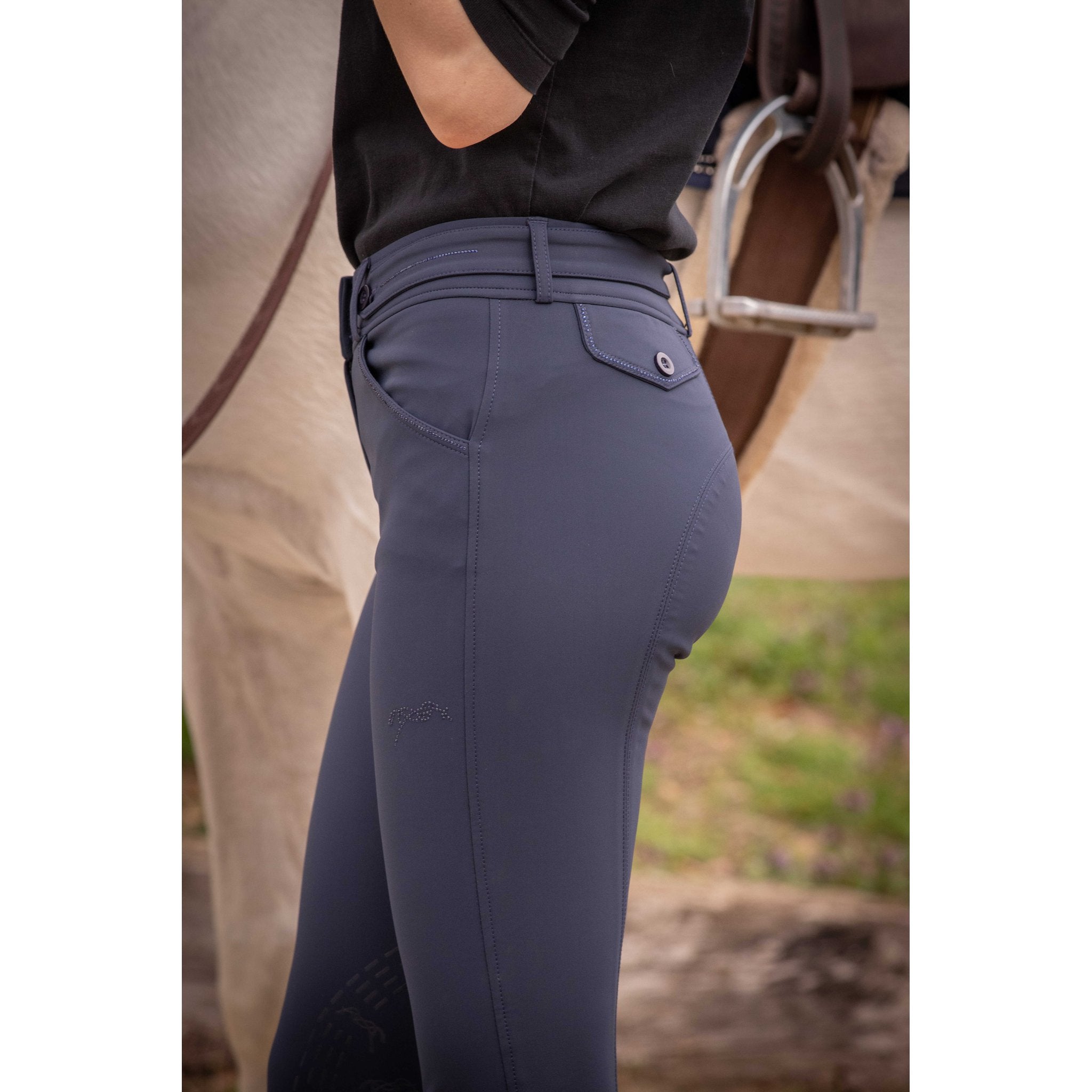 Penelope Elegance Breeches - Women's Navy blue - 979922734_ambi_6