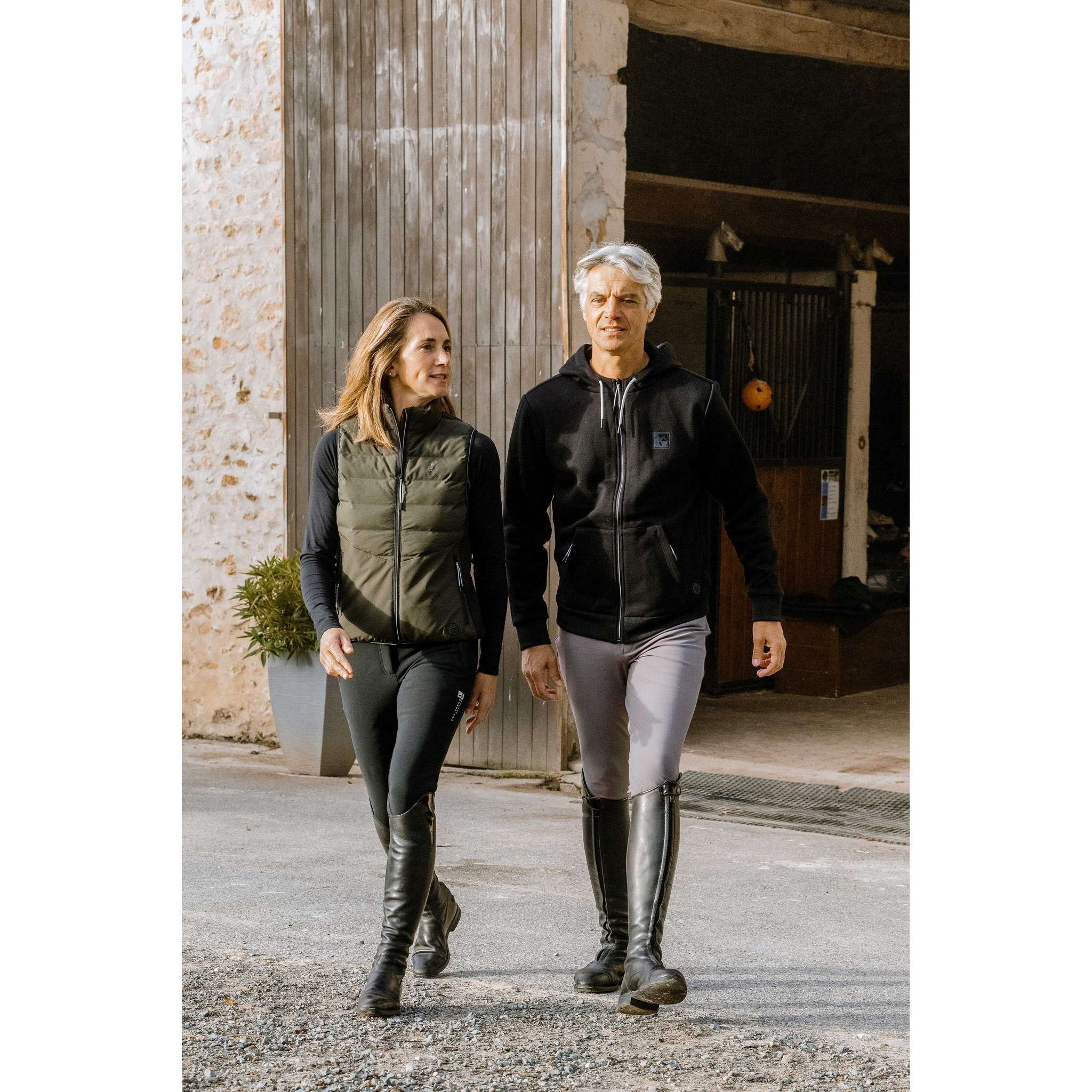 EQUITHÈME Sasha Heated Vest - Adult Khaki 981004093