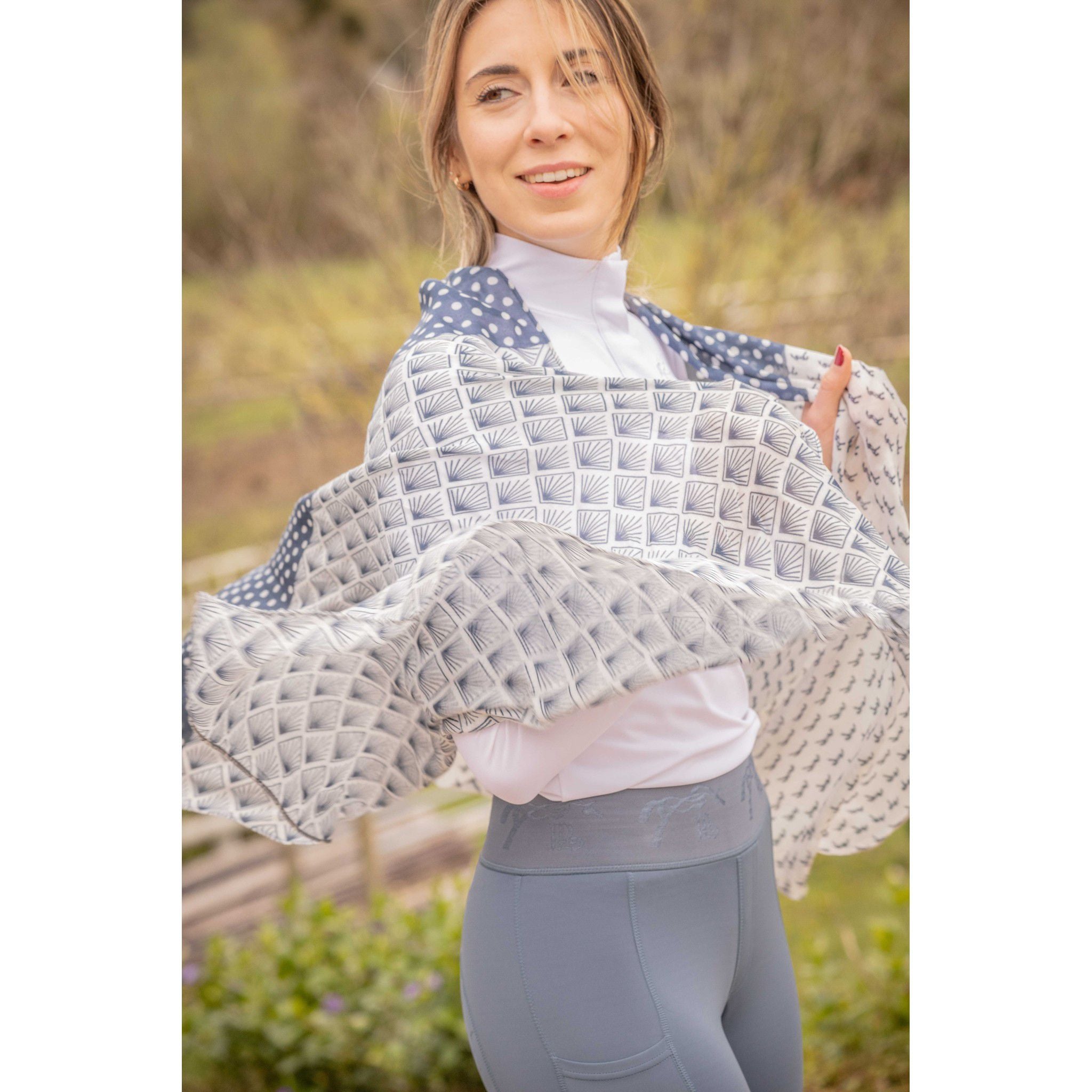 Pénélope Alix stole Grey/ecru 985853191