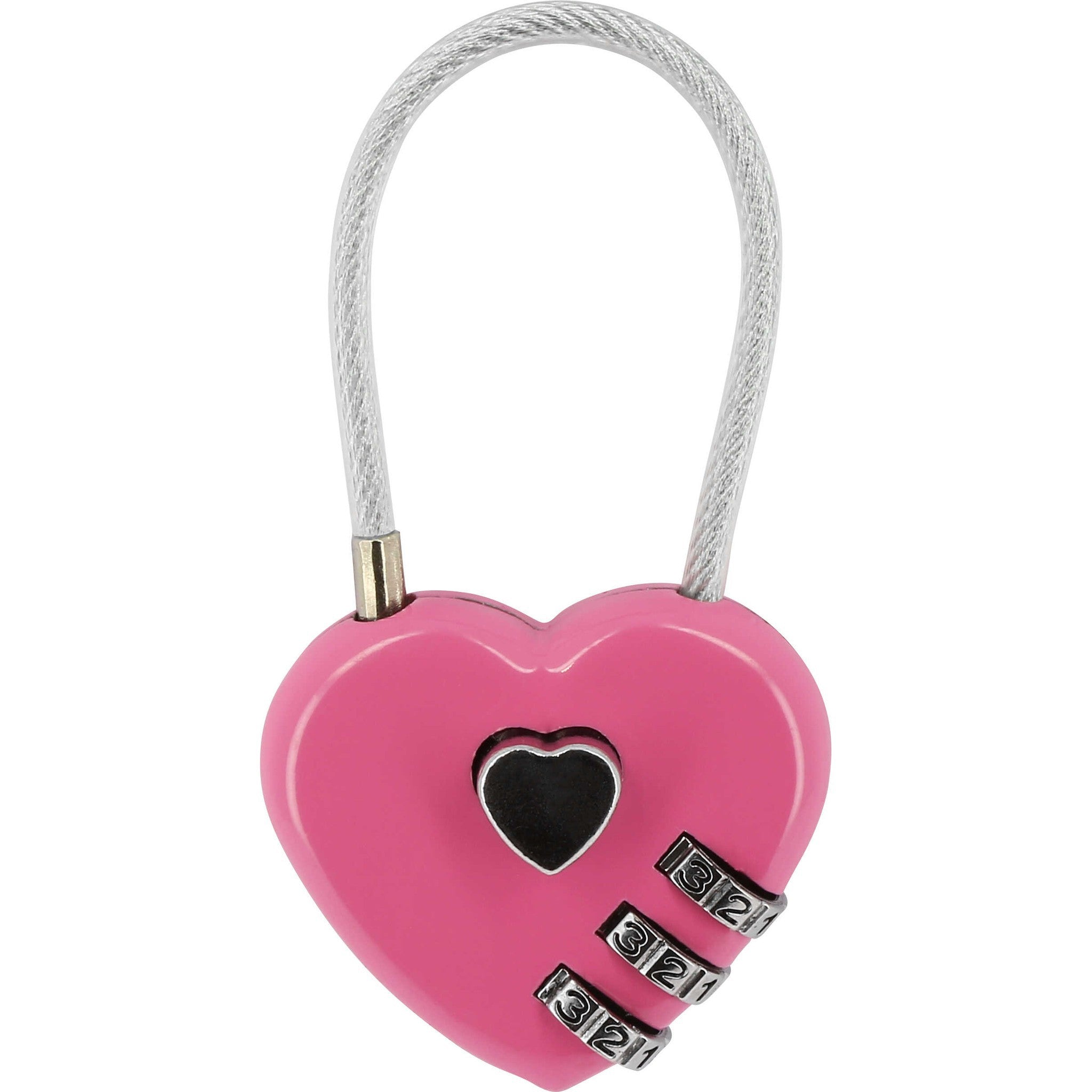 Hippo-Tonic Heart Padlock Fuchsia 700045032