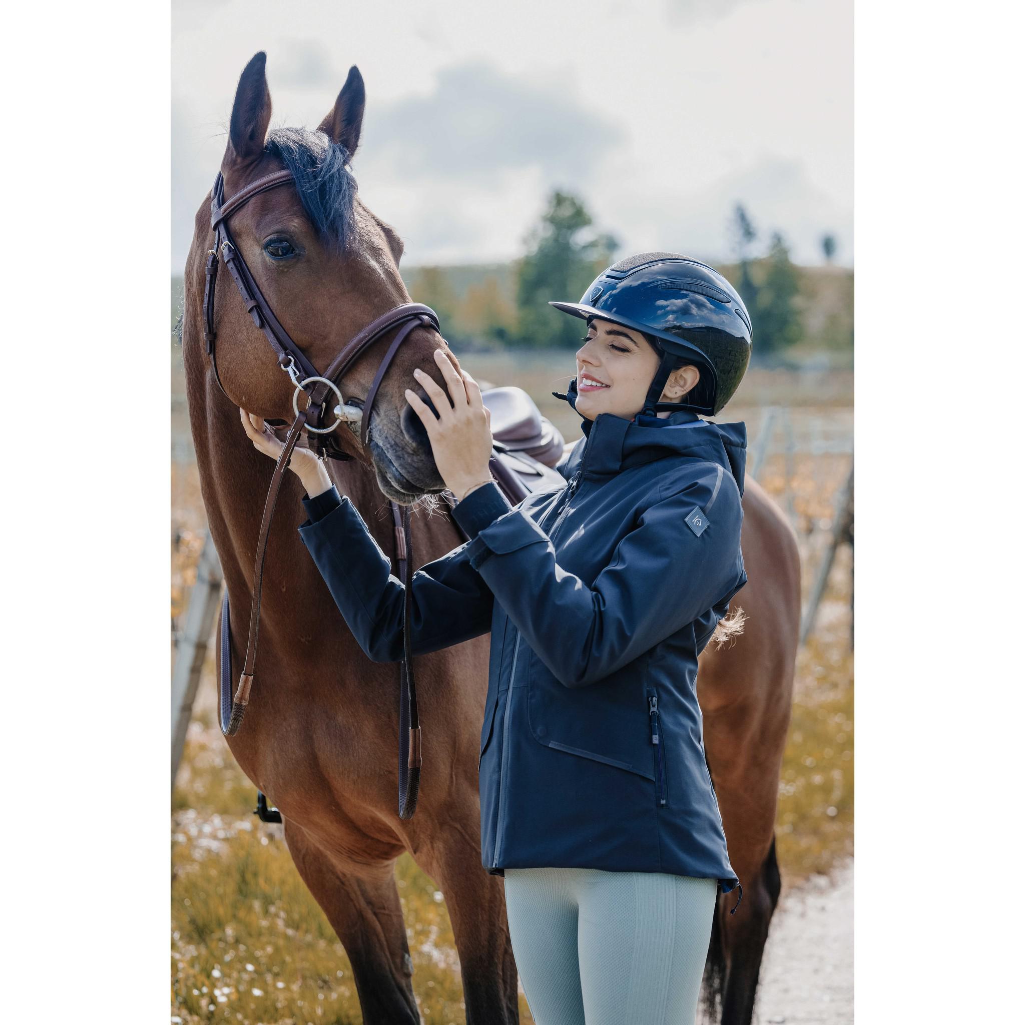 EQUITHÈME Maguy Parka - Ladies Navy blue 978722072