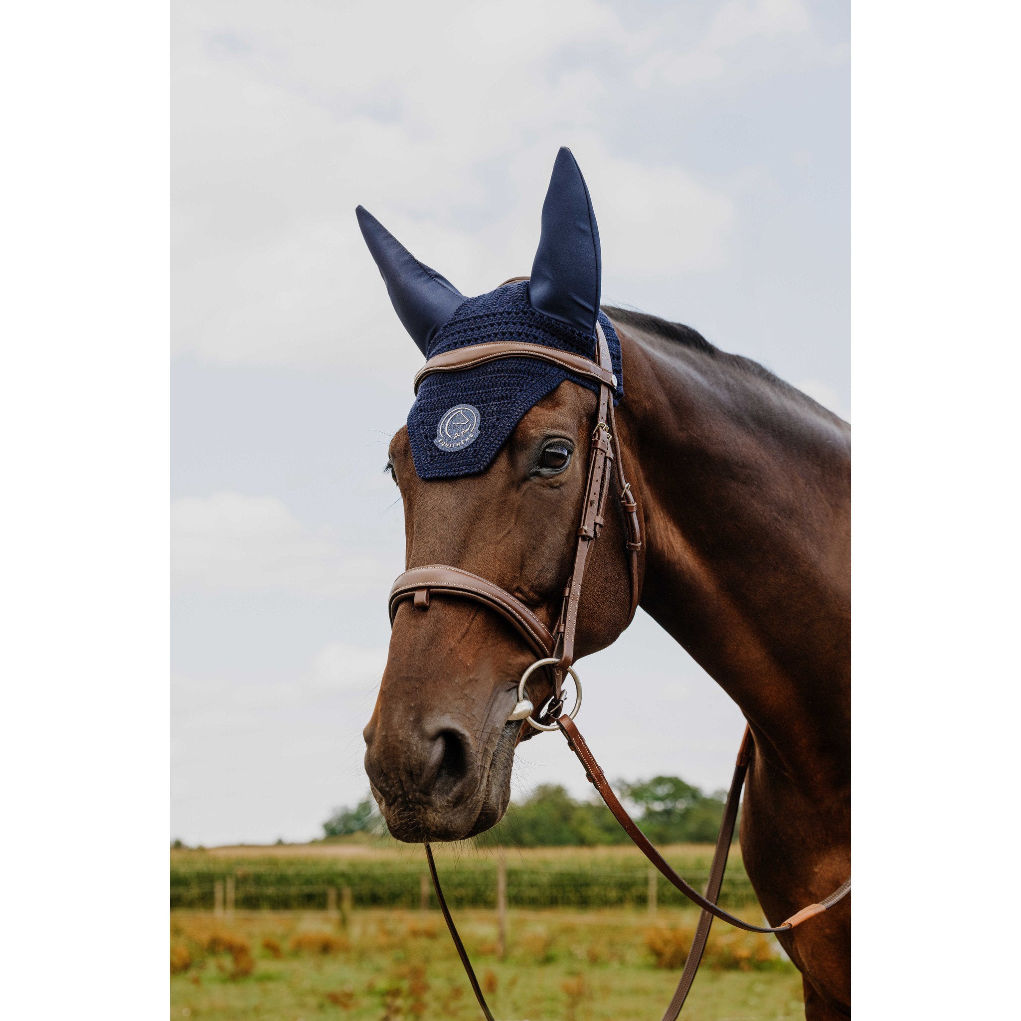 Je t’aime EQUITHÈME Compet Fly Veil Navy blue 306884007