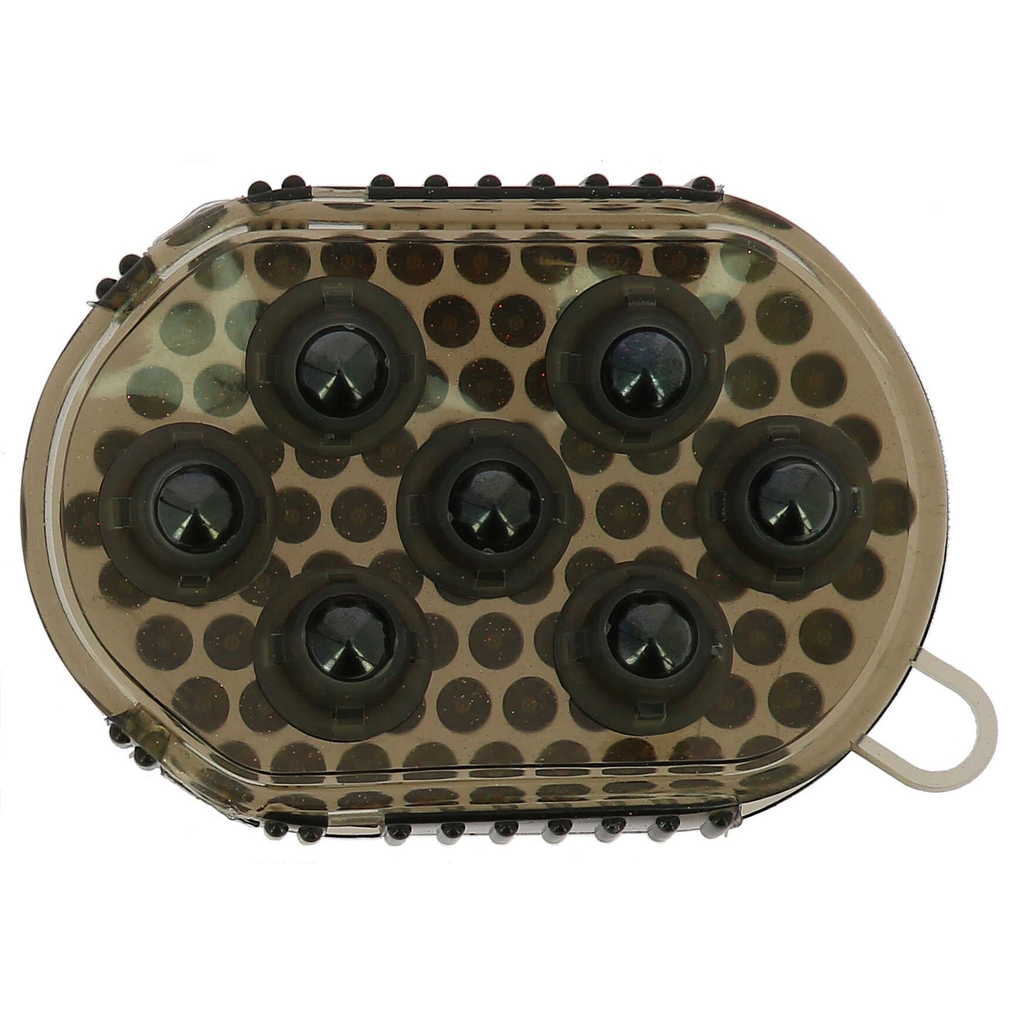 Curry comb and massage double sided glove Black 700147002